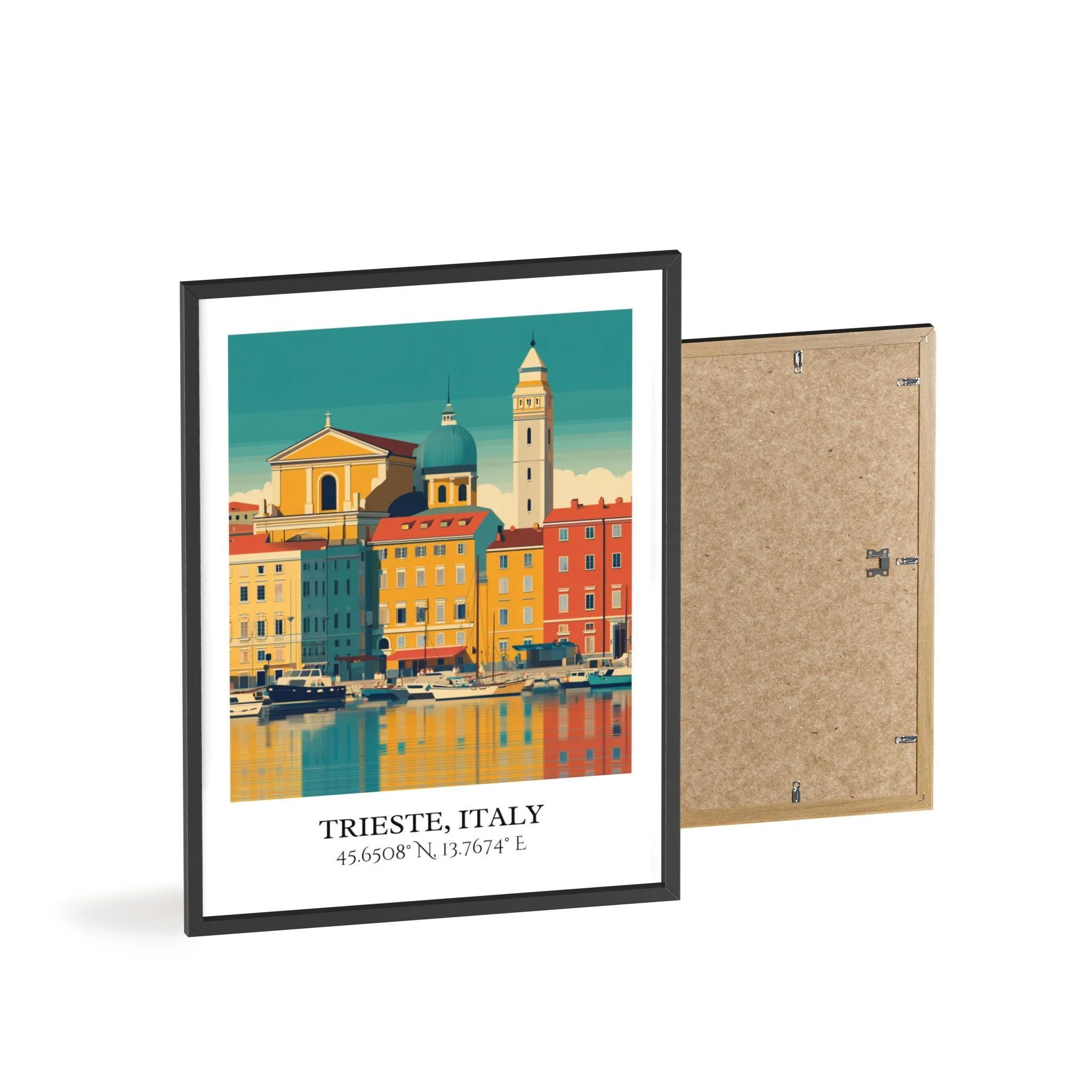 Trieste, Italy – Watercolor Art Print - Image 8