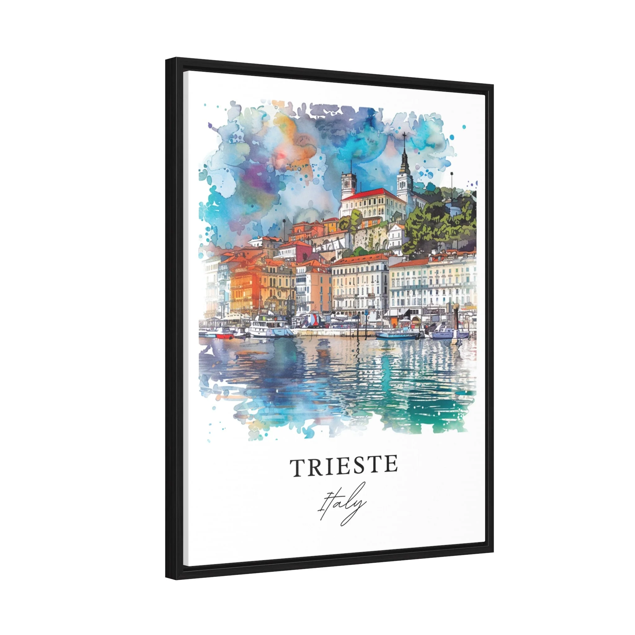 Trieste, Italy – Watercolor Art Print - Image 6