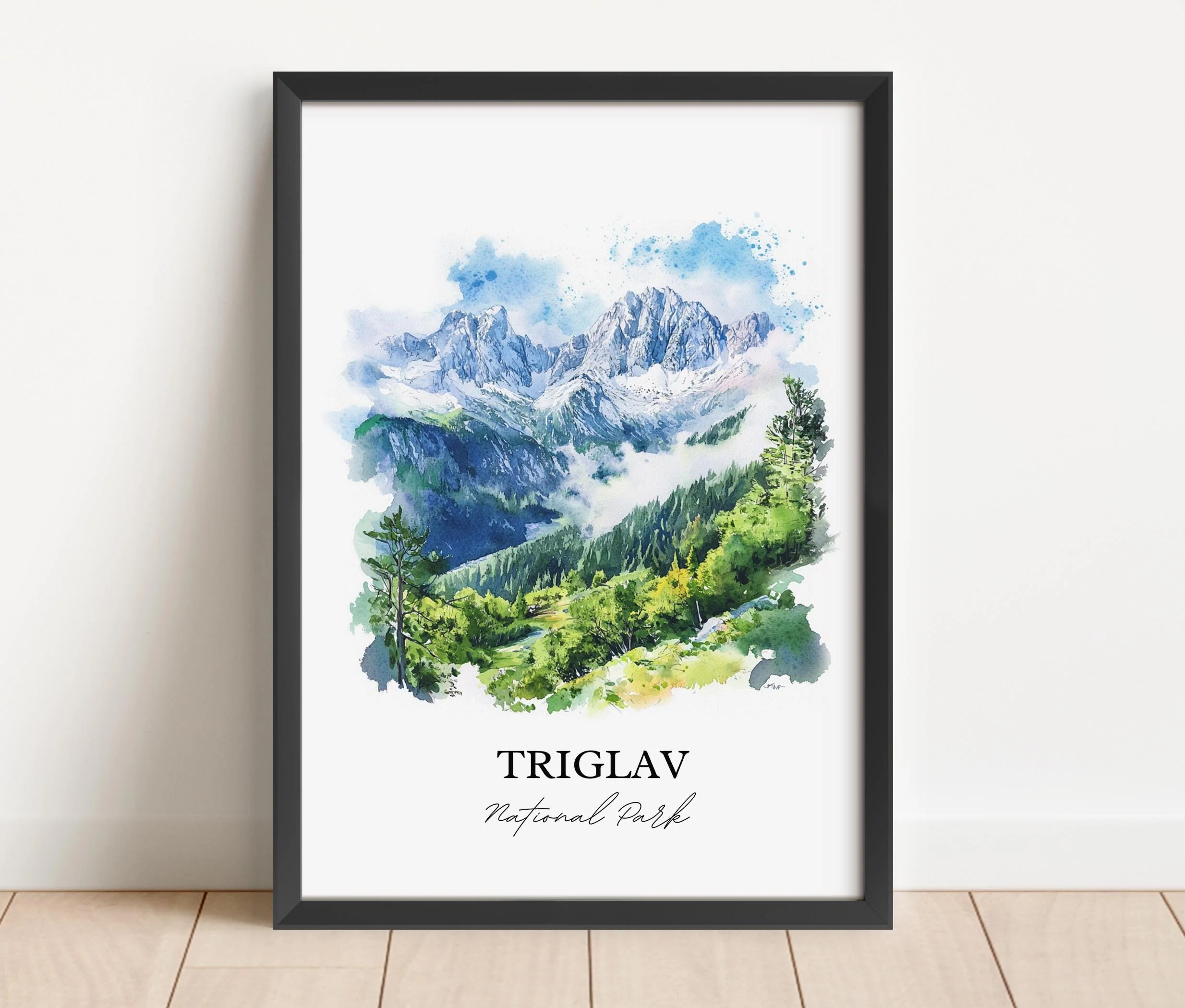 Triglav National Park, Slovenia – Watercolor Art Print - Image 4