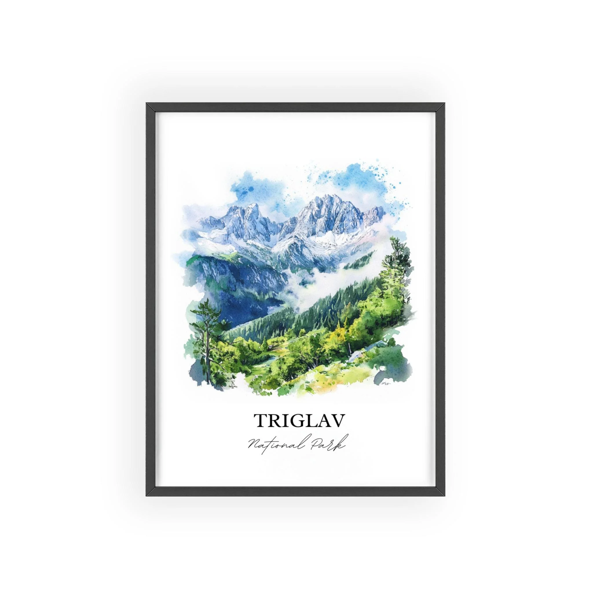 Triglav National Park, Slovenia – Watercolor Art Print - Image 7