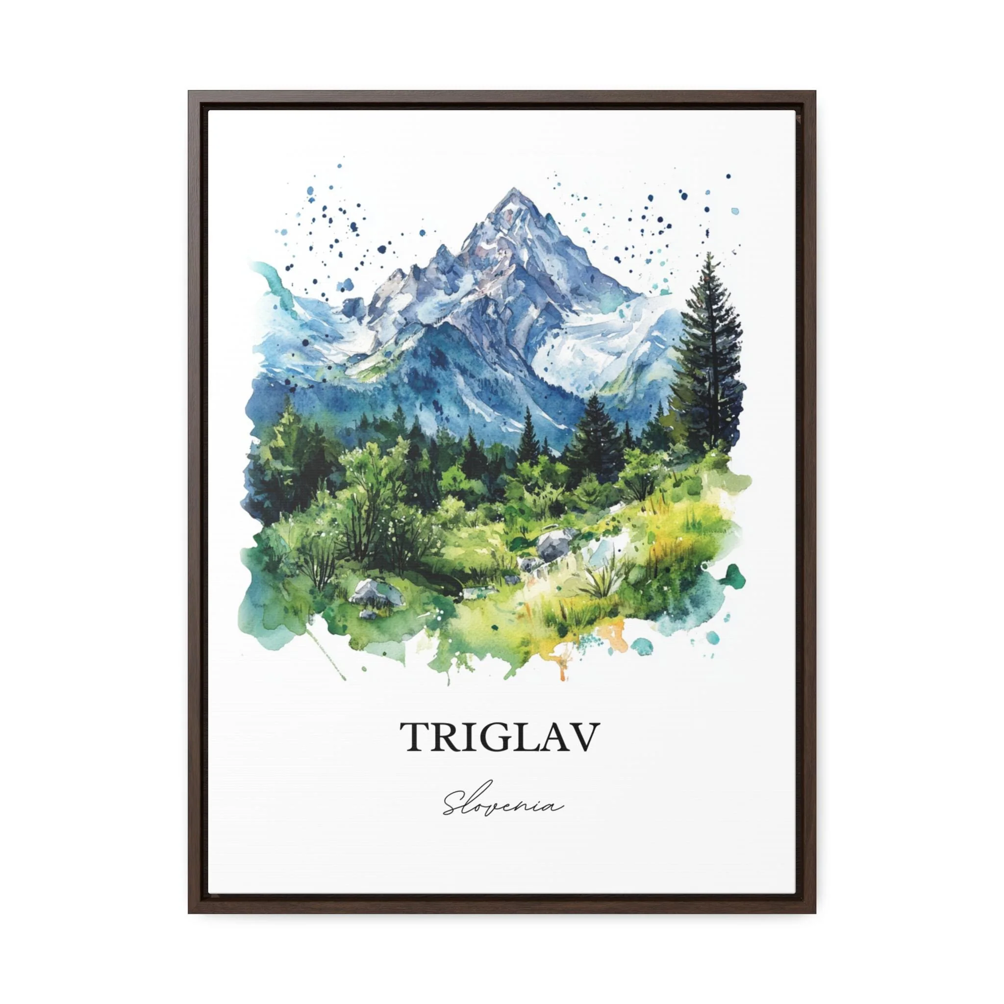 Triglav, Slovenia – Watercolor Art Print - Image 7