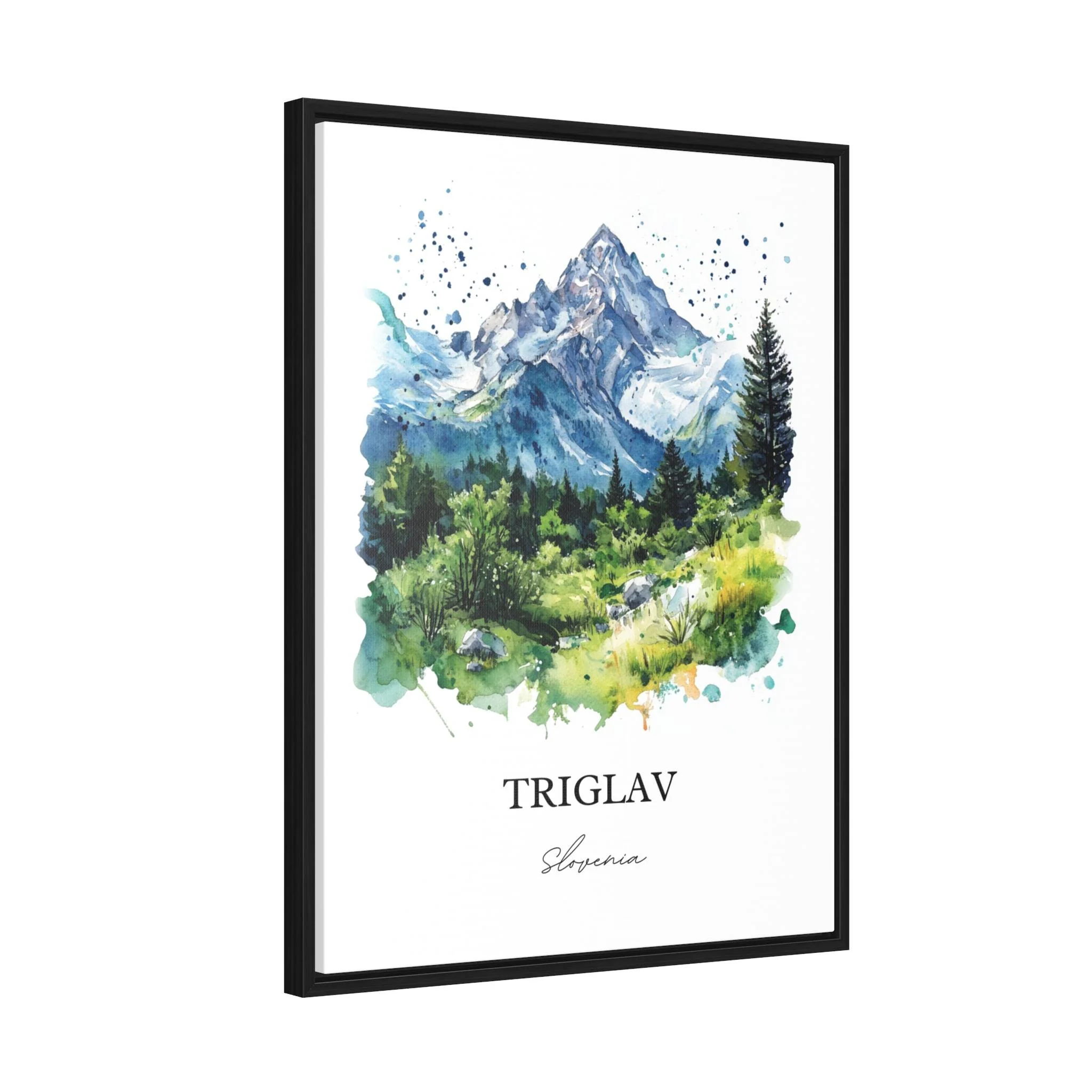 Triglav, Slovenia – Watercolor Art Print - Image 8