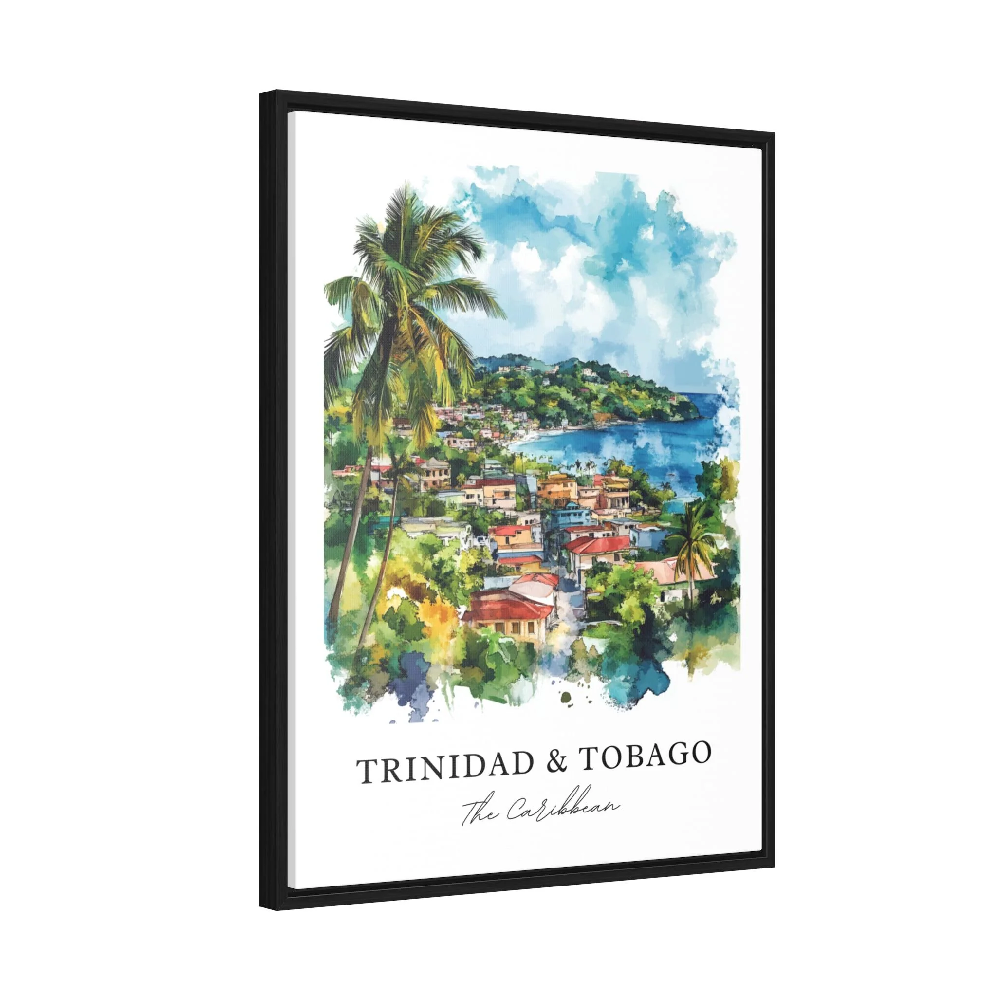 Trinidad, Trinidad and Tobago – Watercolor Art Print - Image 6