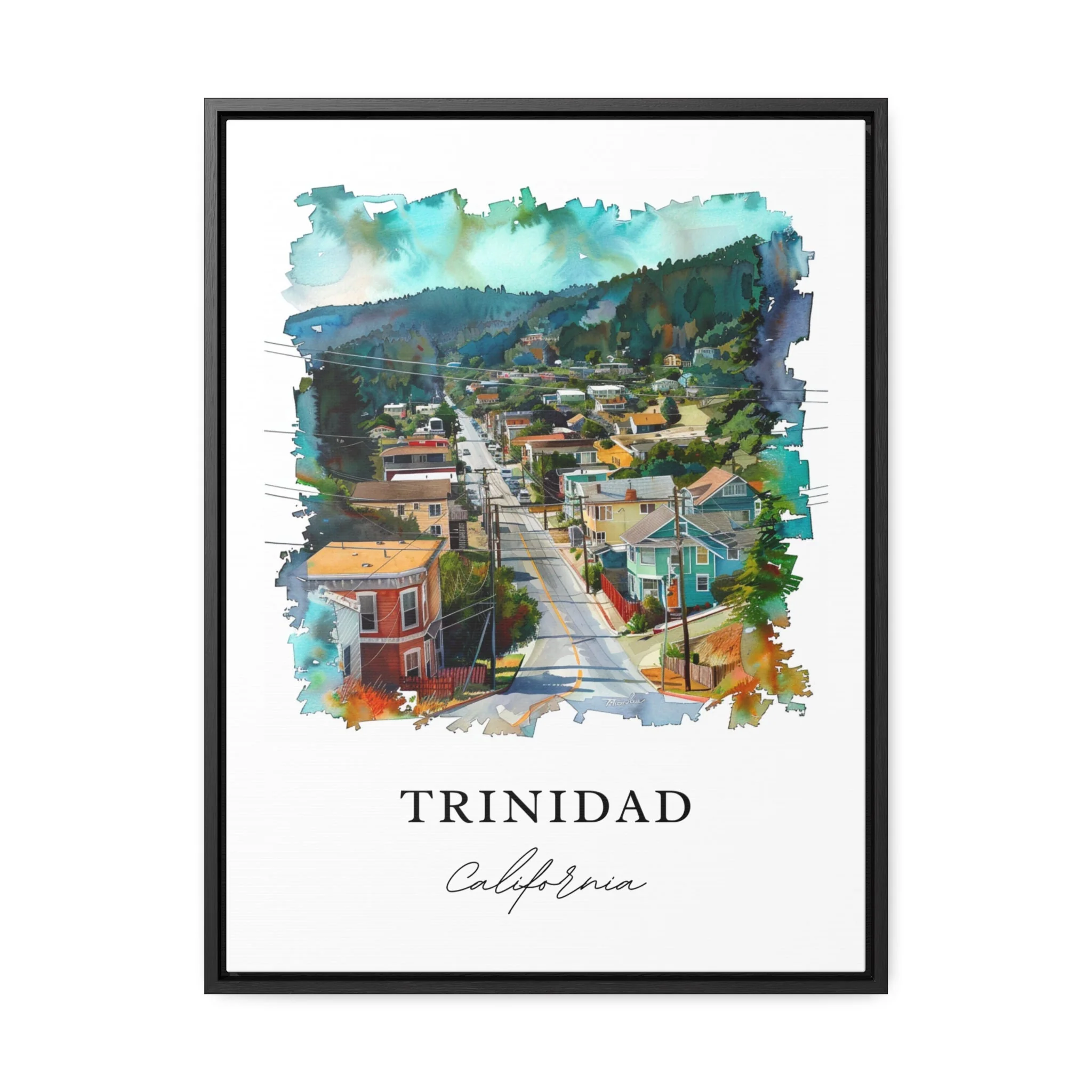 Trinidad, California, USA – Watercolor Art Print - Image 5
