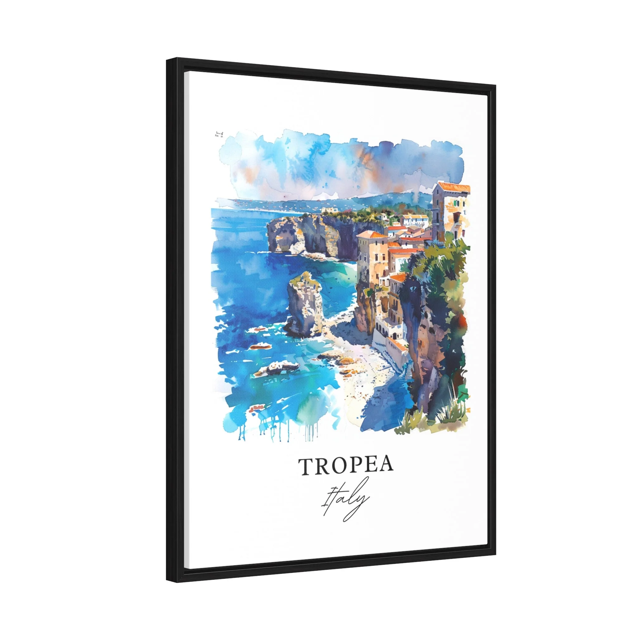 Tropea, Italy – Watercolor Art Print - Image 6