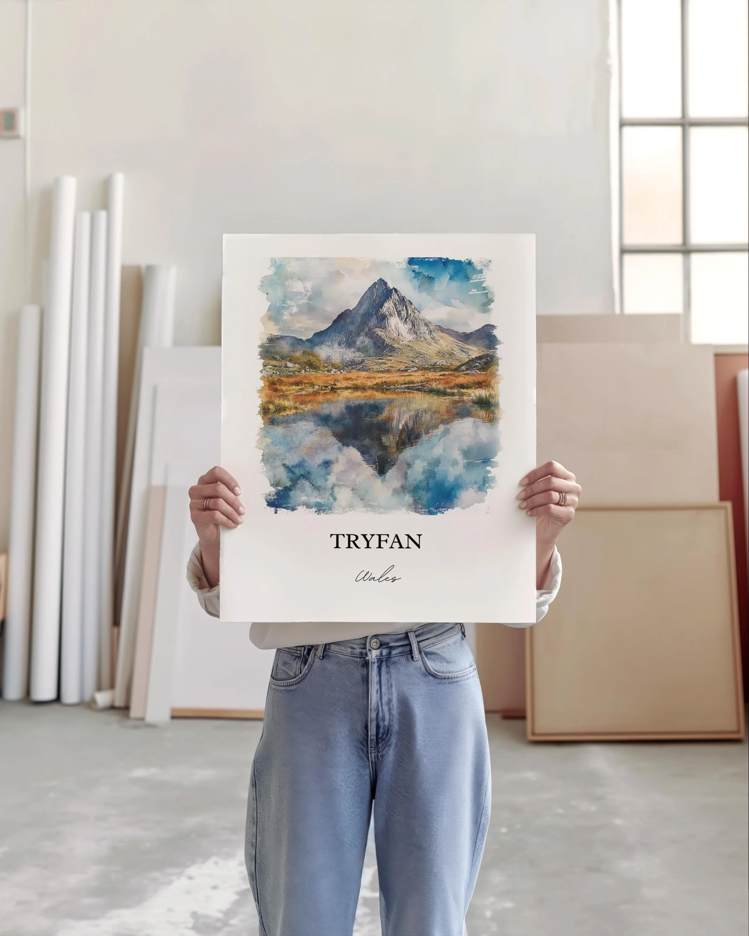 Tryfan, Wales – Watercolor Art Print - Image 5