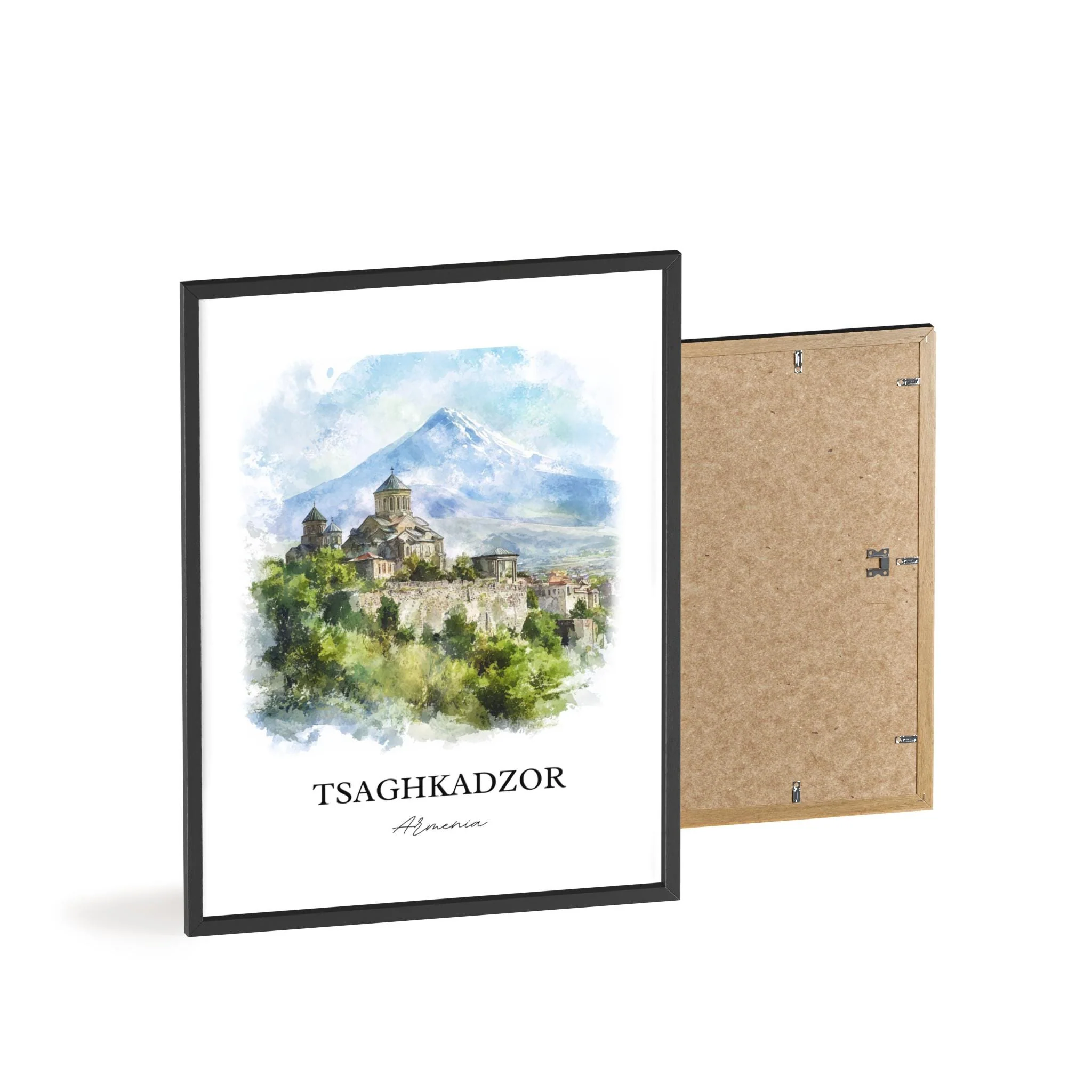 Tsaghkadzor, Armenia – Watercolor Art Print - Image 8