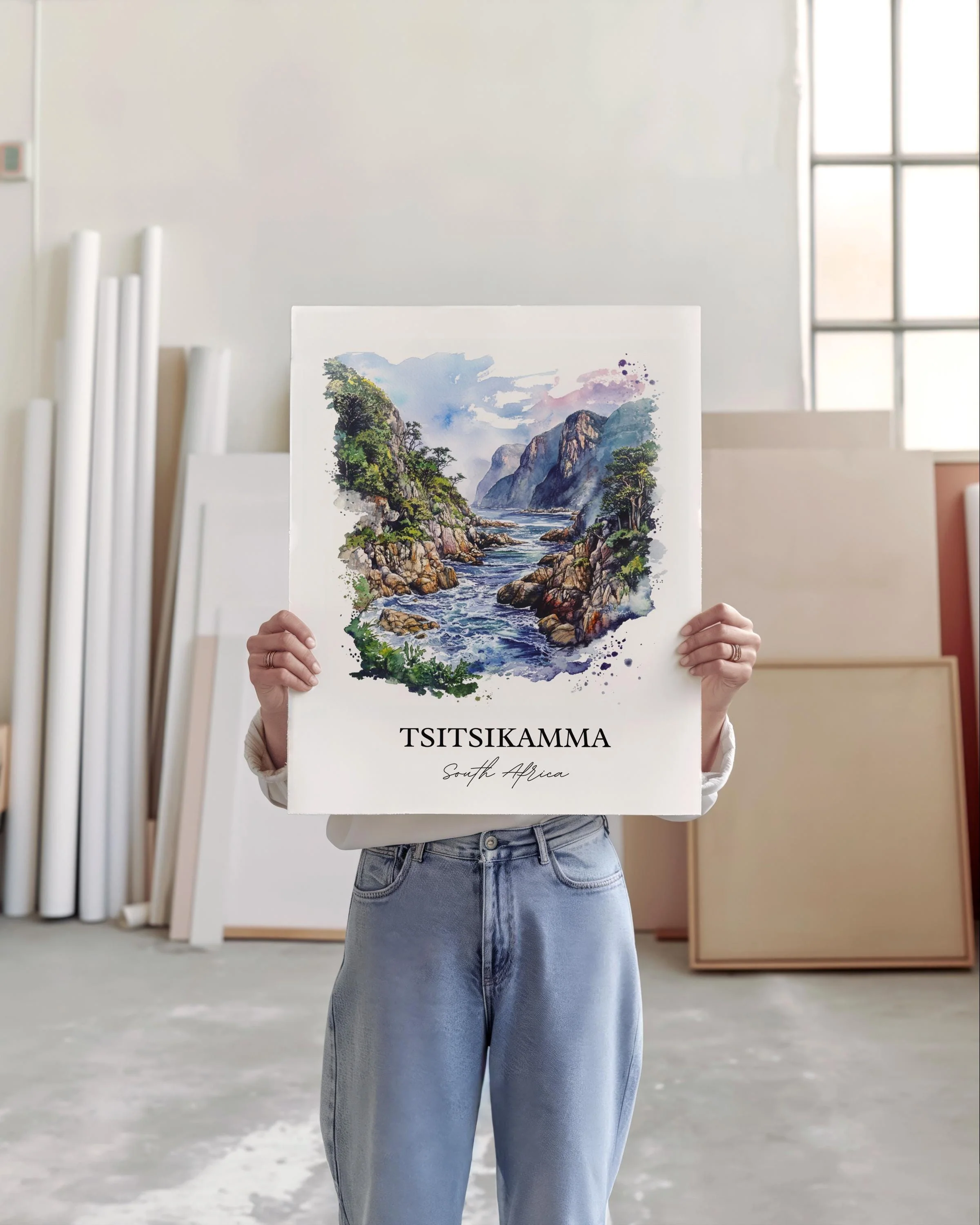 Tsitsikamma National Park, South Africa – Watercolor Art Print - Image 5