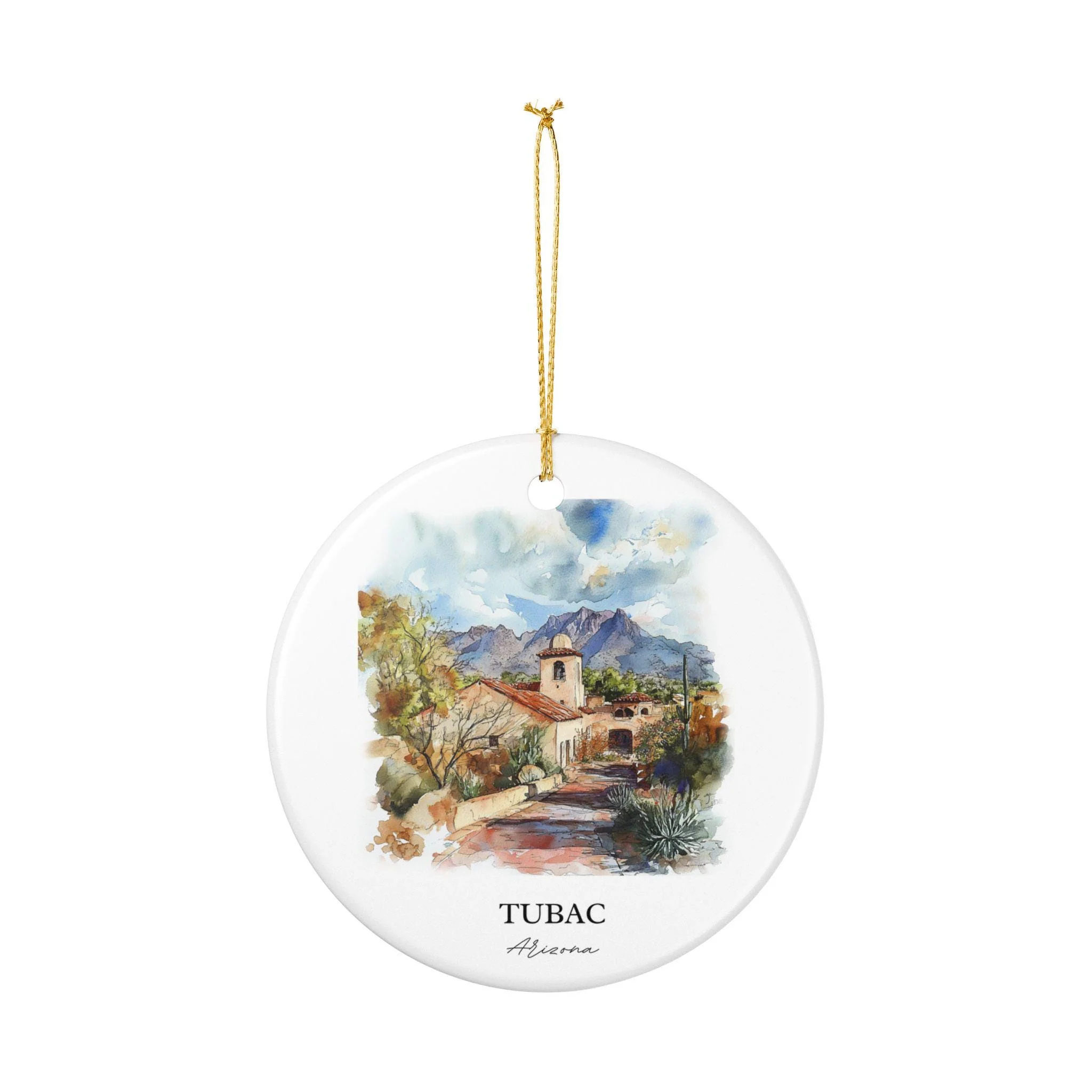 Tubac Arizona Ornament: Unique Tubac AZ Souvenir, Tubac Arizona Xmas Decor, and Authentic Arizona Gift - Image 2