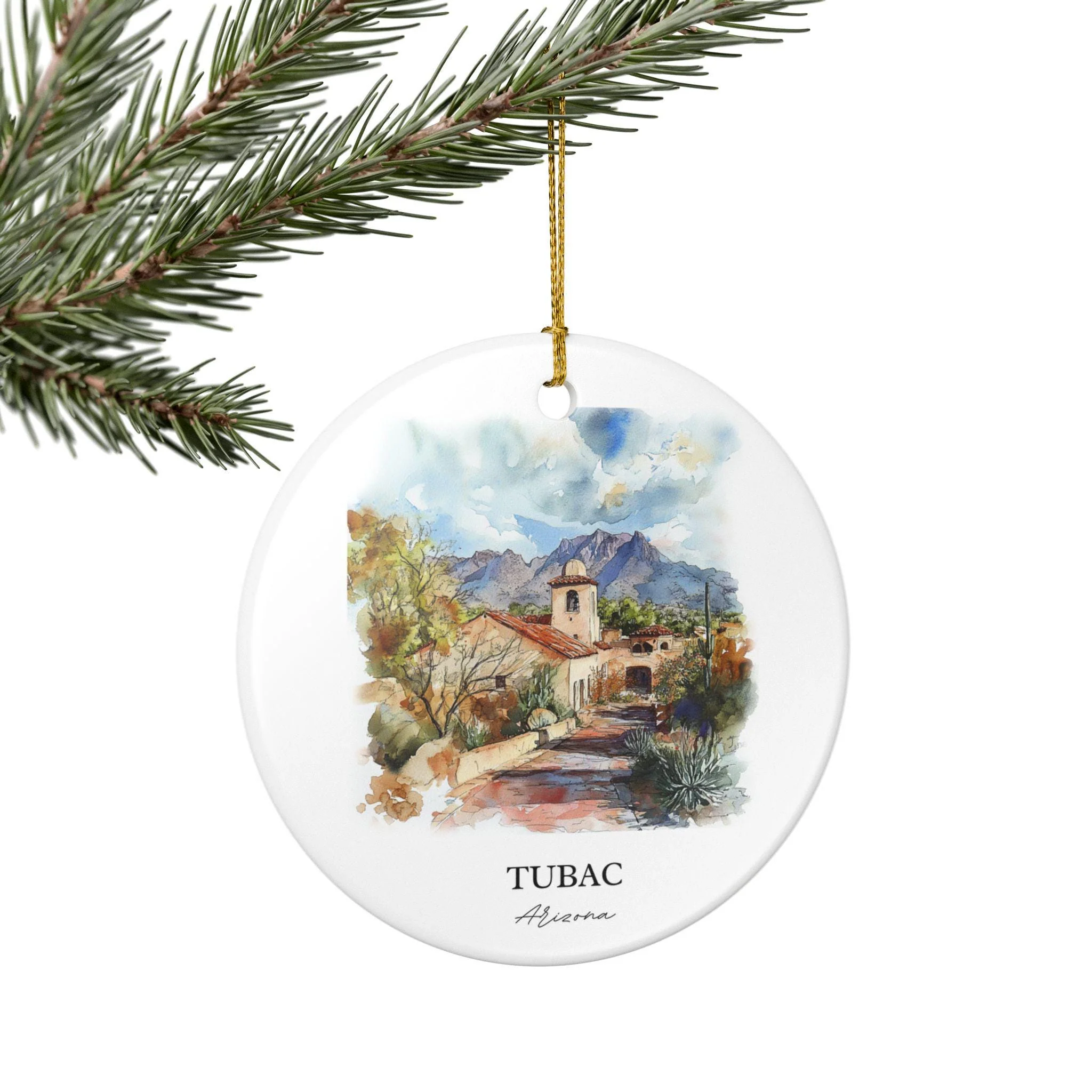 Tubac Arizona Ornament: Unique Tubac AZ Souvenir, Tubac Arizona Xmas Decor, and Authentic Arizona Gift - Image 5