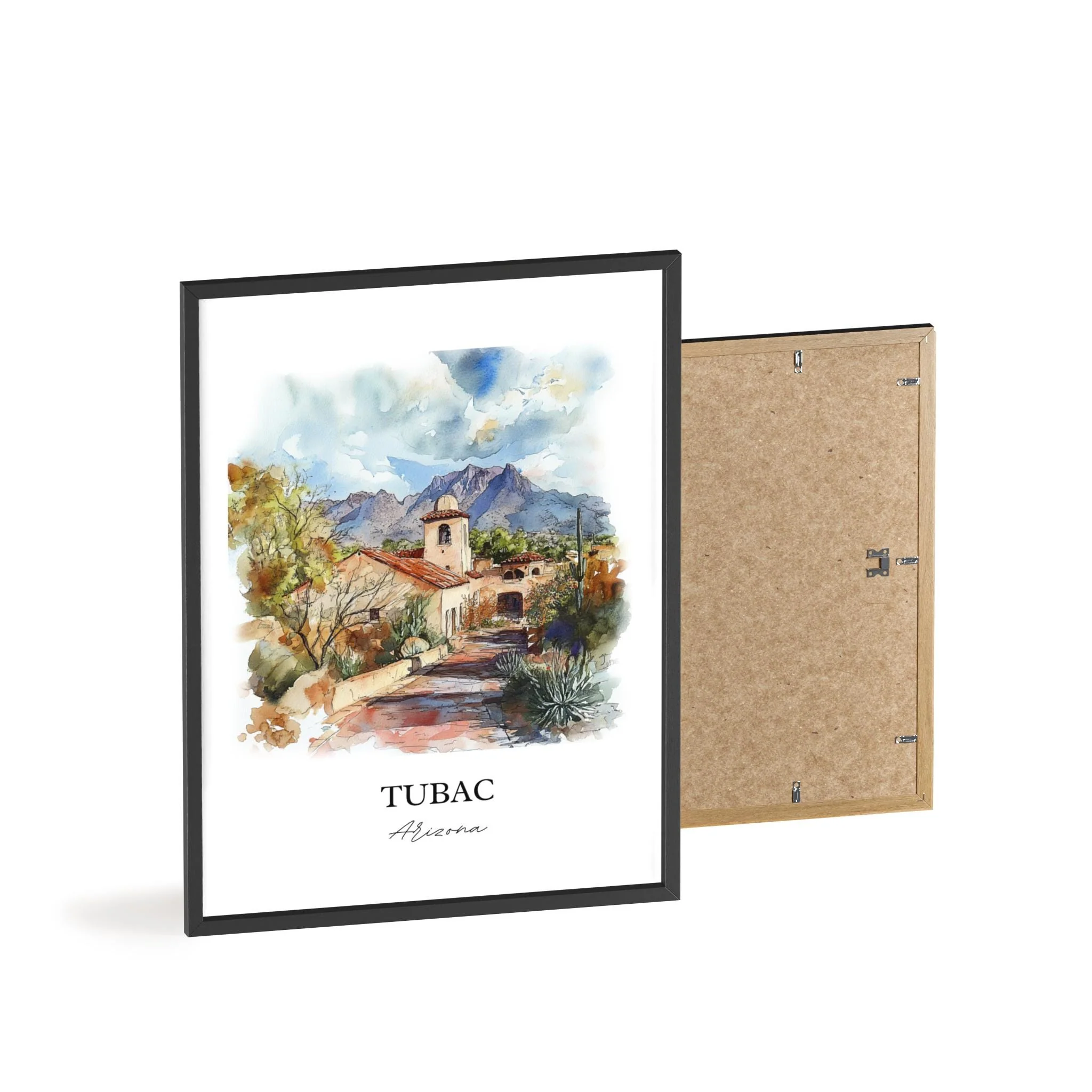 Tubac, AZ, USA – Watercolor Art Print - Image 8
