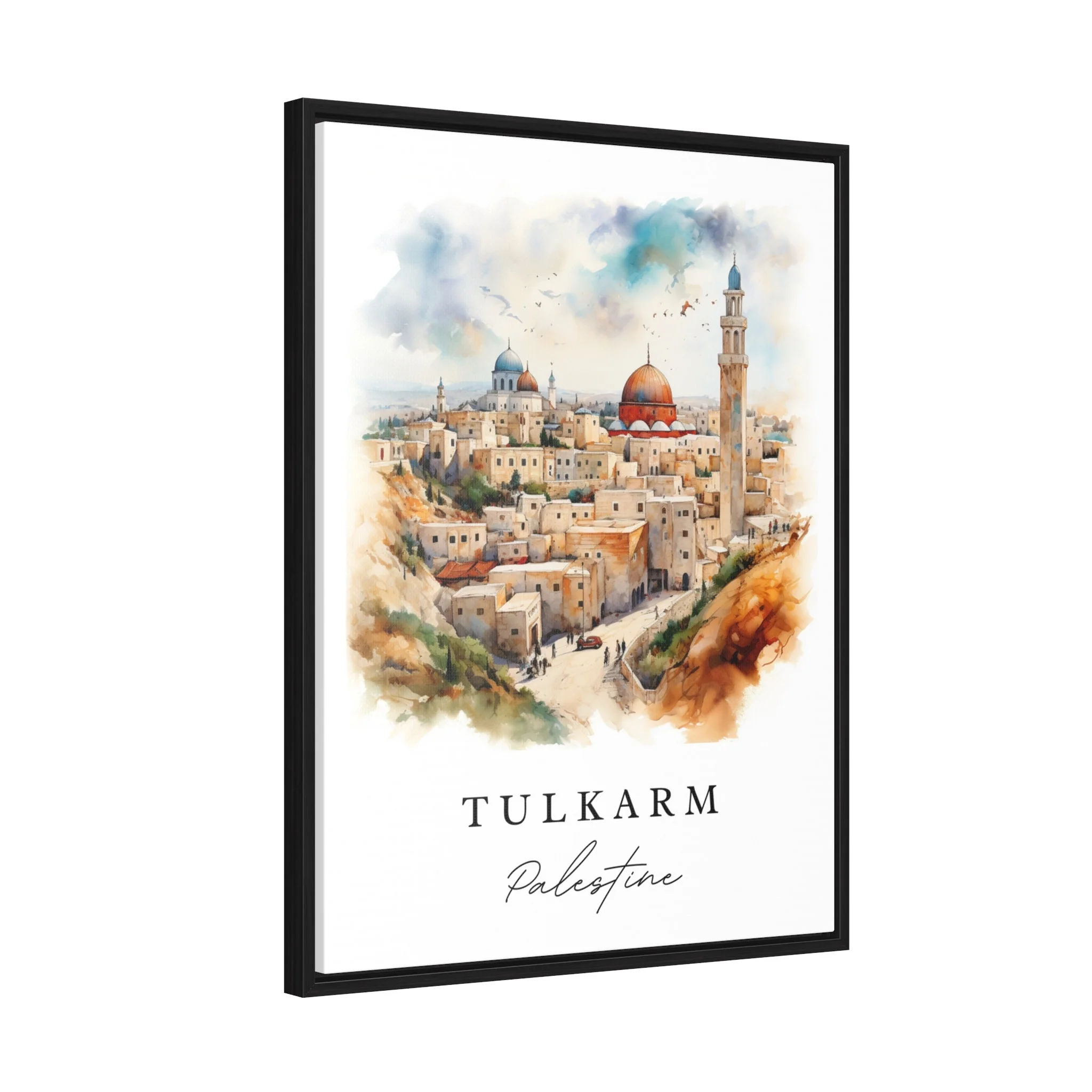 Tulkarm, Palestine – Watercolor Art Print - Image 5