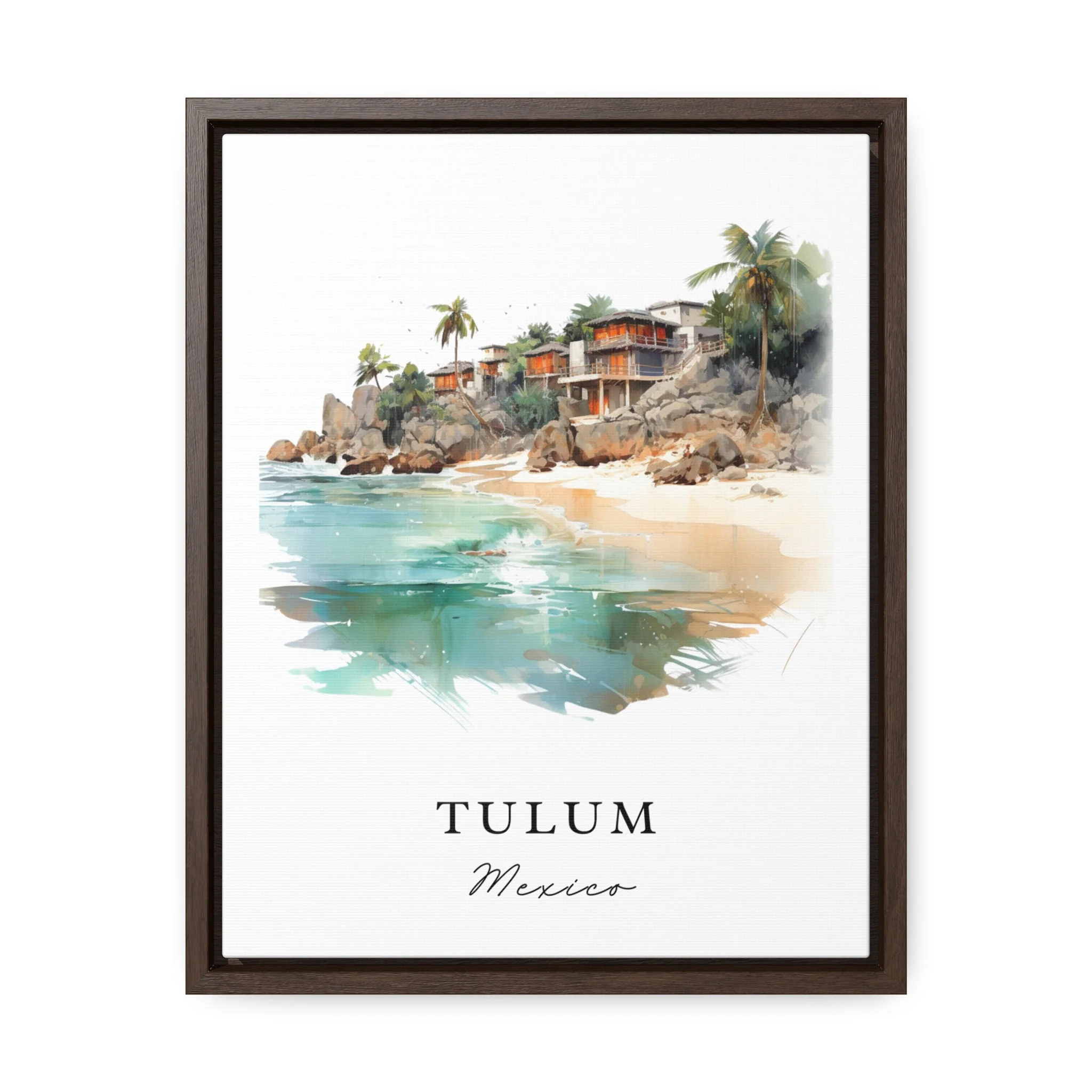 Tulum, Mexico – Watercolor Art Print - Image 6