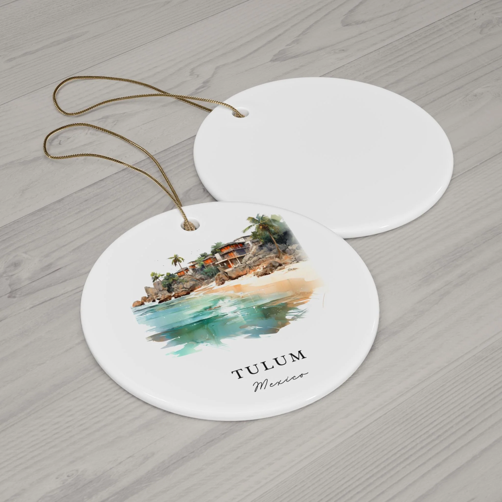 Tulum MX Ornament: Unique Tulum Souvenir, Tulum Xmas Decor, and Authentic Tulum Mexico Christmas Gift - Image 2