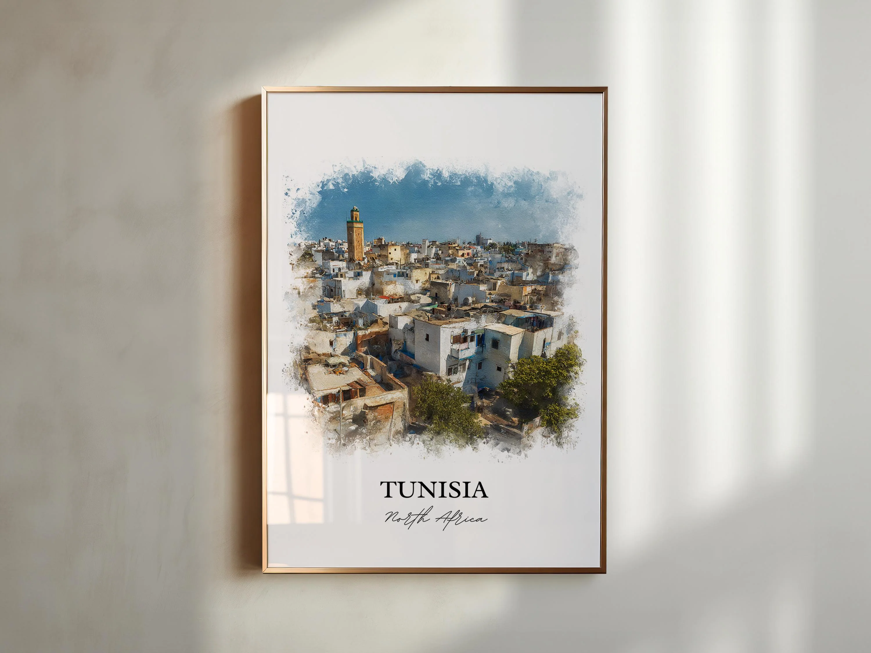 Tunisia, Africa – Watercolor Art Print - Image 5