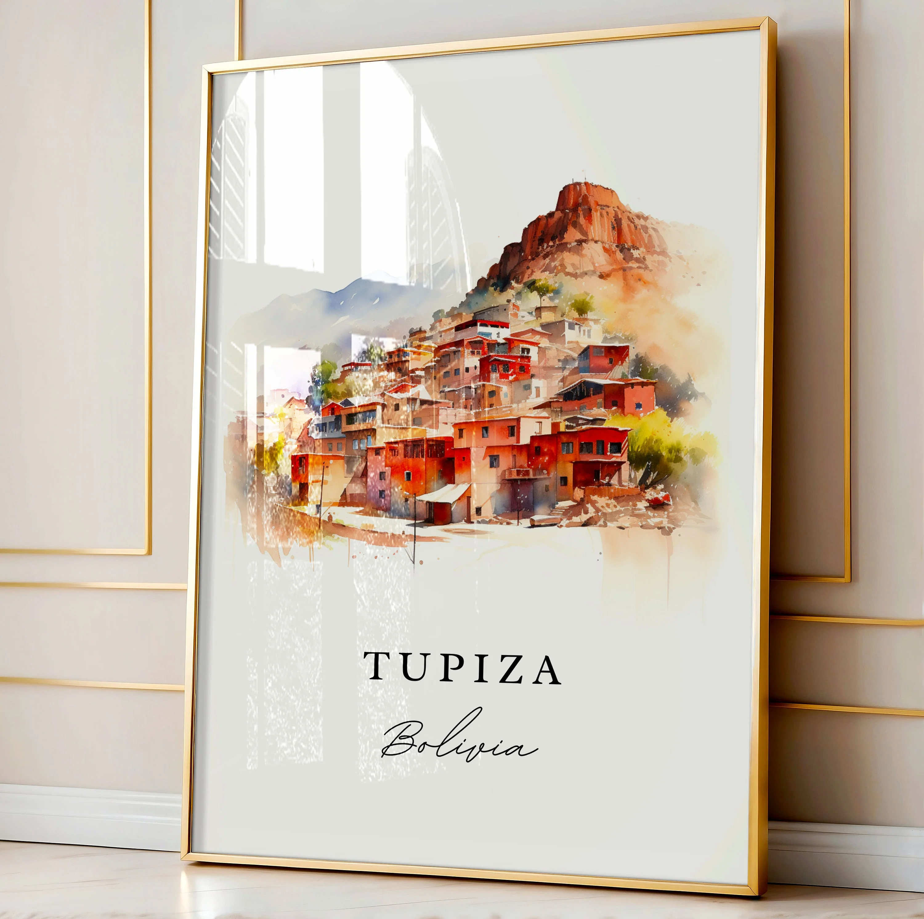 Tupiza, Bolivia – Watercolor Art Print - Image 3
