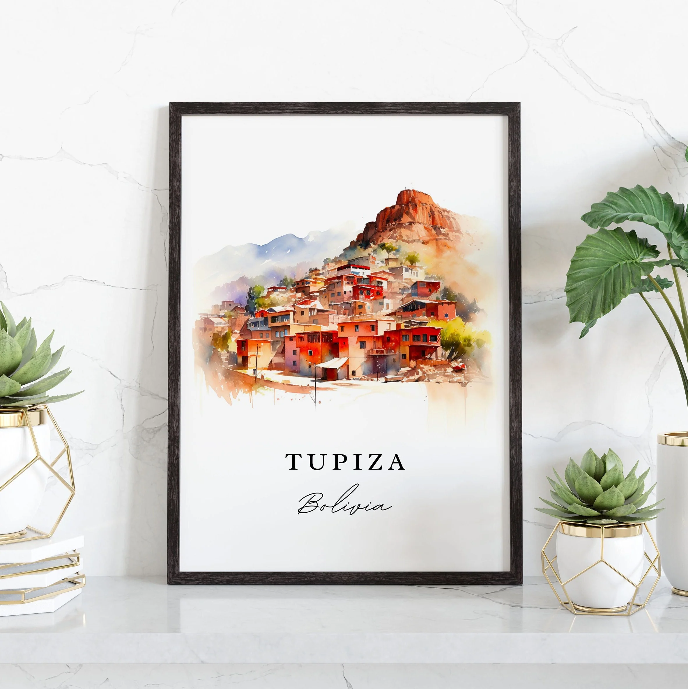 Tupiza, Bolivia – Watercolor Art Print - Image 5