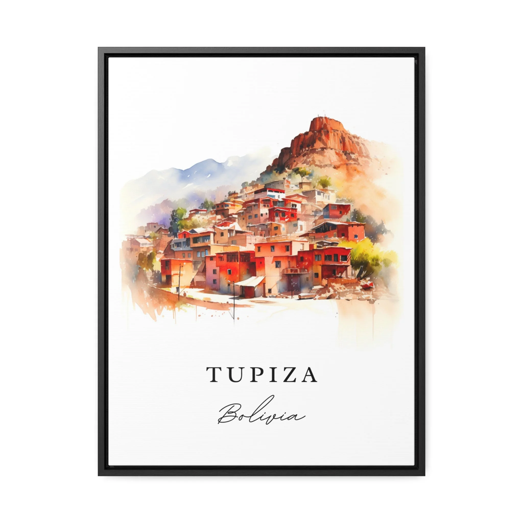Tupiza, Bolivia – Watercolor Art Print - Image 6