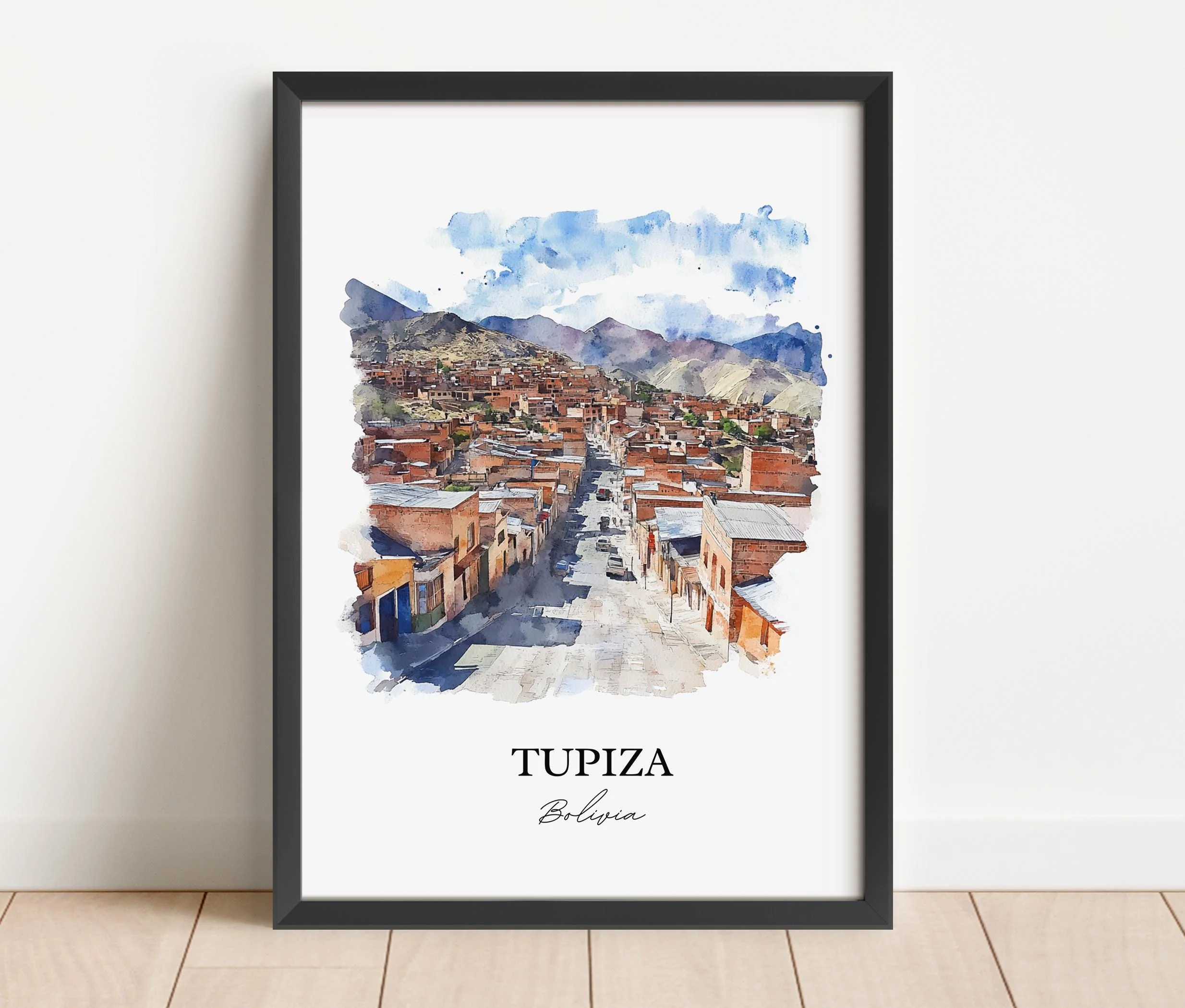 Tupiza, Bolivia – Watercolor Art Print - Image 4
