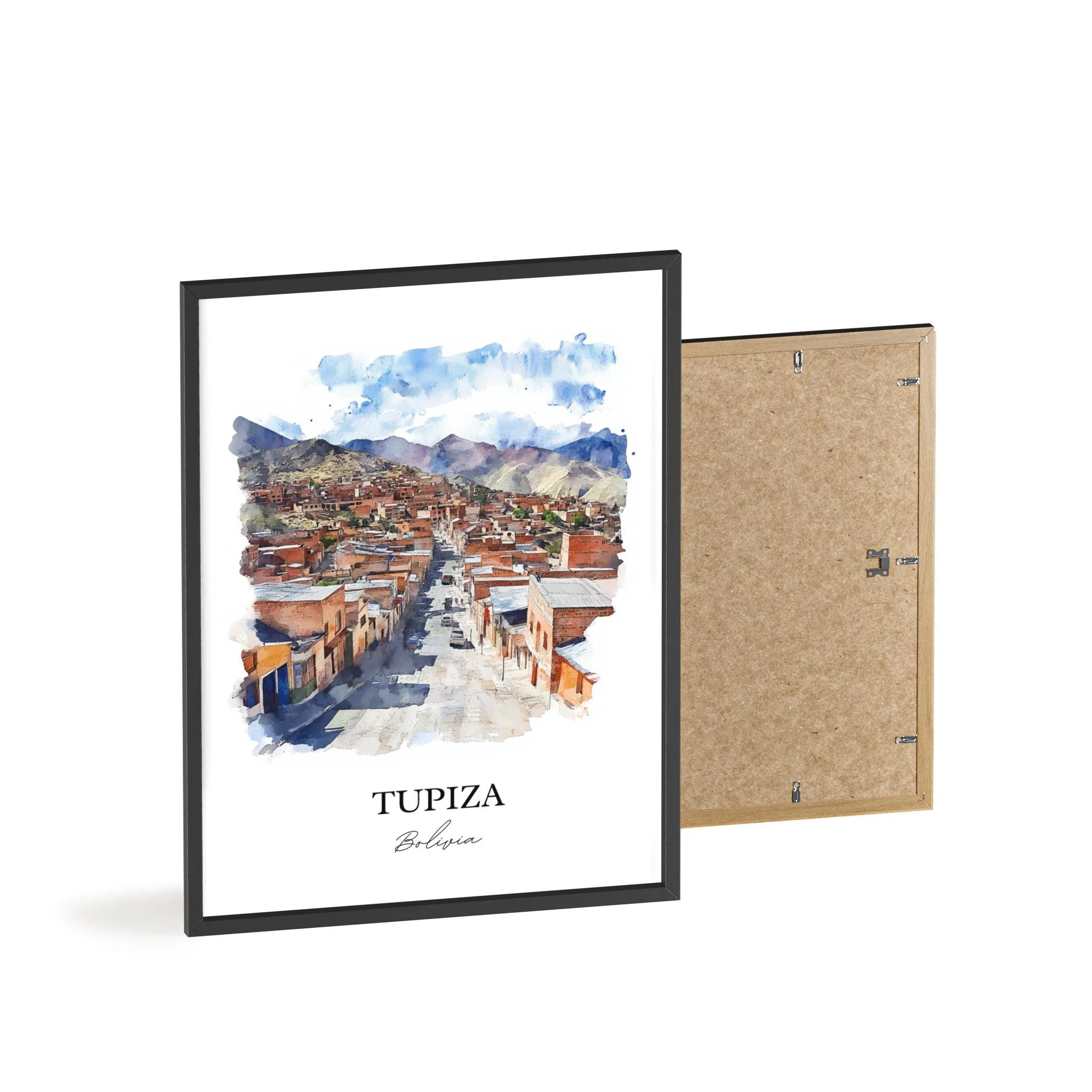 Tupiza, Bolivia – Watercolor Art Print - Image 8
