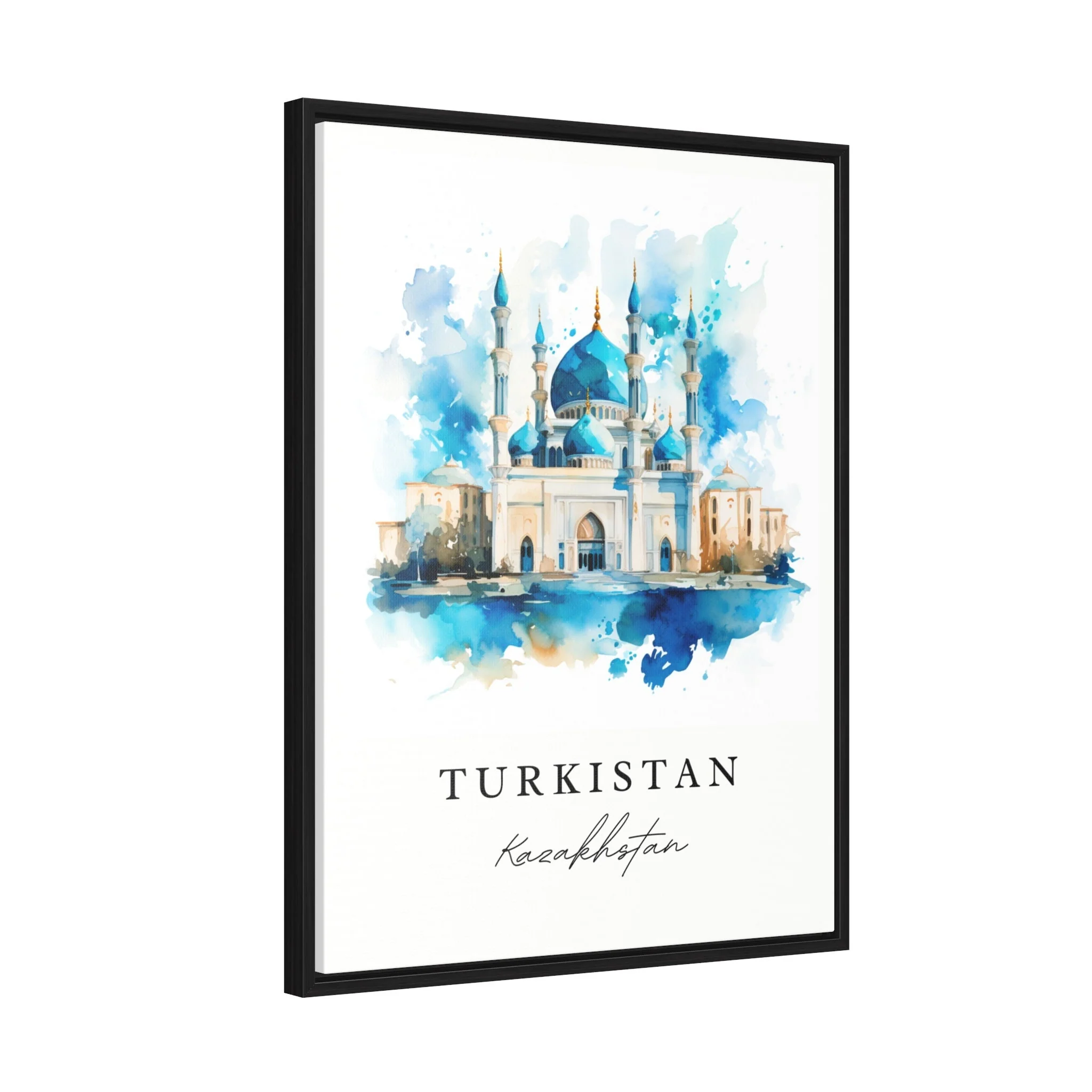 Turkistan, Kazakhstan – Watercolor Art Print - Image 7