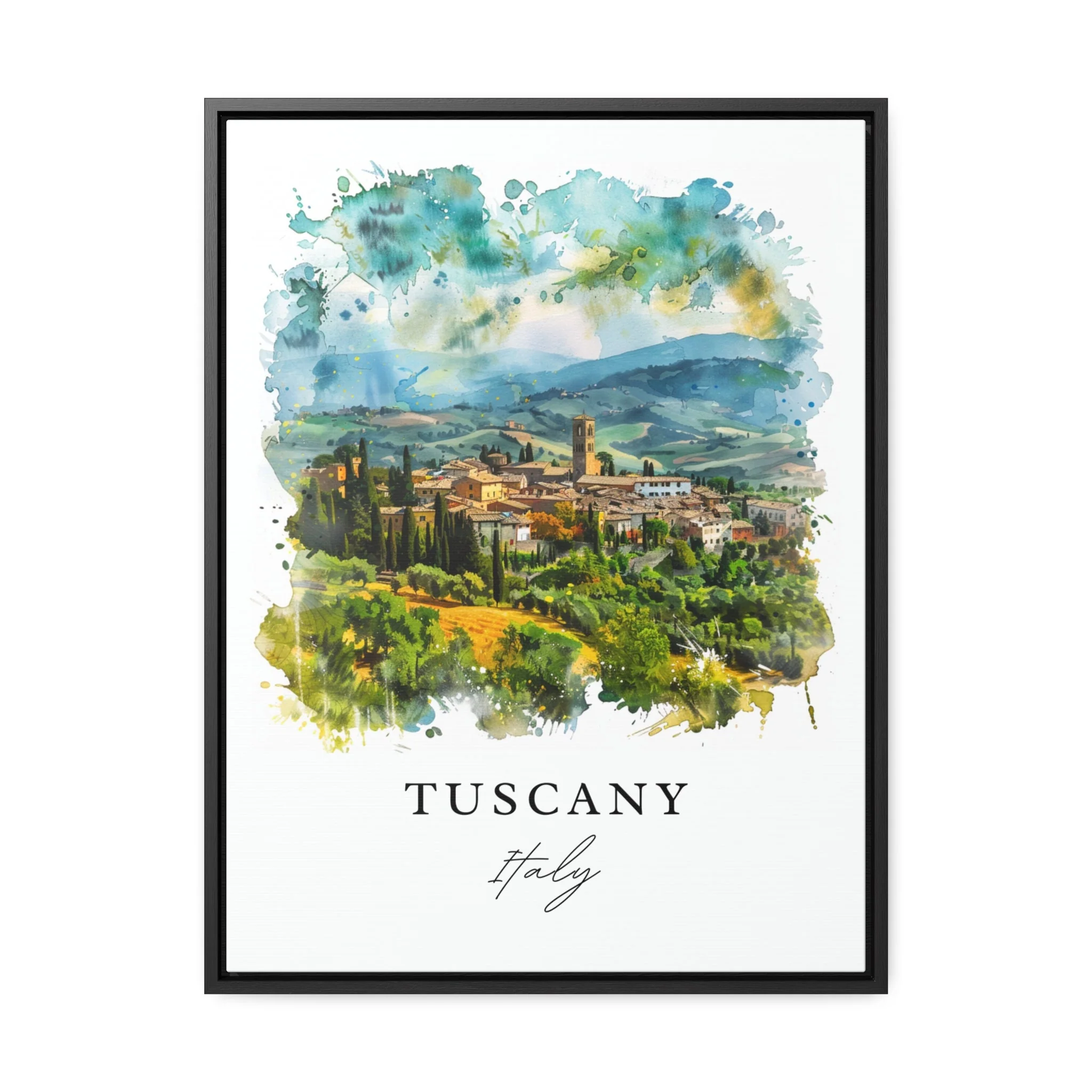Tuscany, Italy – Watercolor Art Print - Image 5
