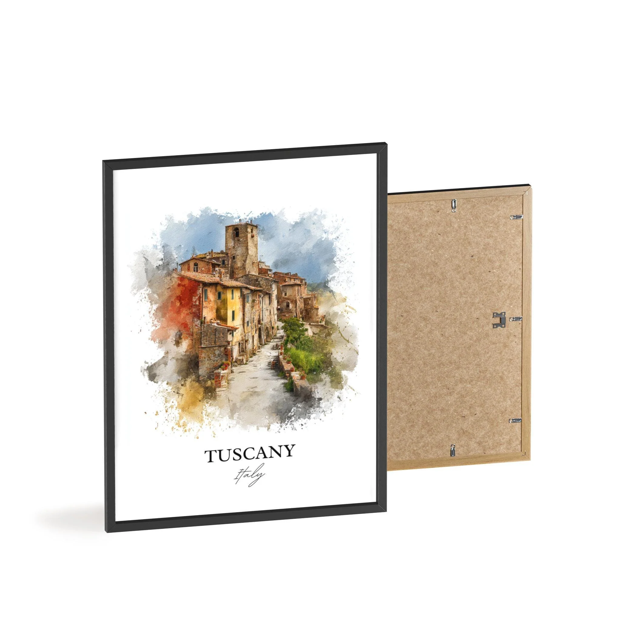 Tuscany, Italy – Watercolor Art Print - Image 8