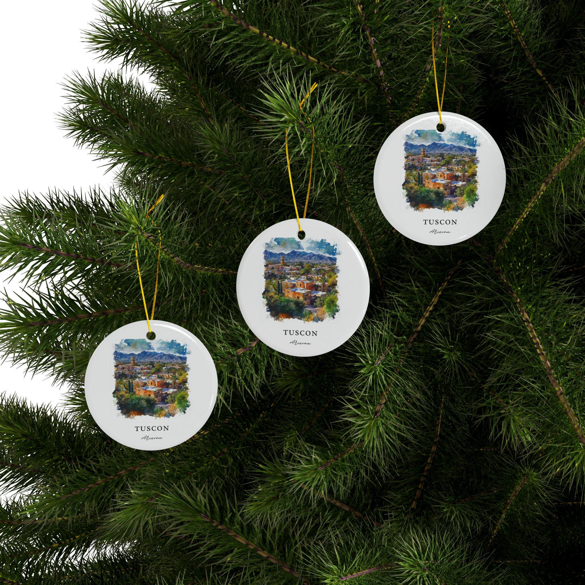 Tuscon AZ Ornament: Unique Tuscon Souvenir, Tuscon Decor, and Authentic Tuscon Arizona Gift - Image 4