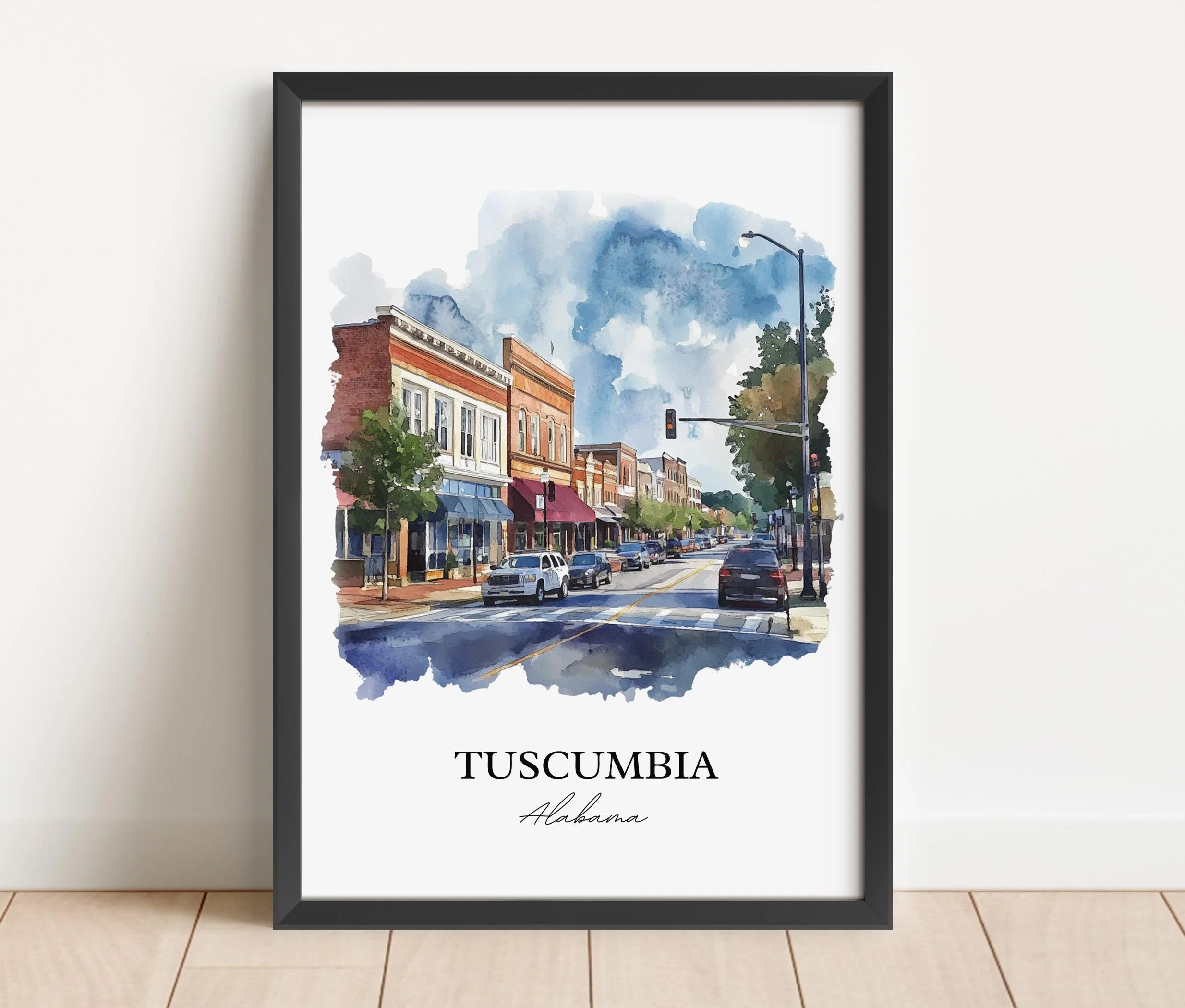 Tuscumbia, USA – Watercolor Art Print - Image 6