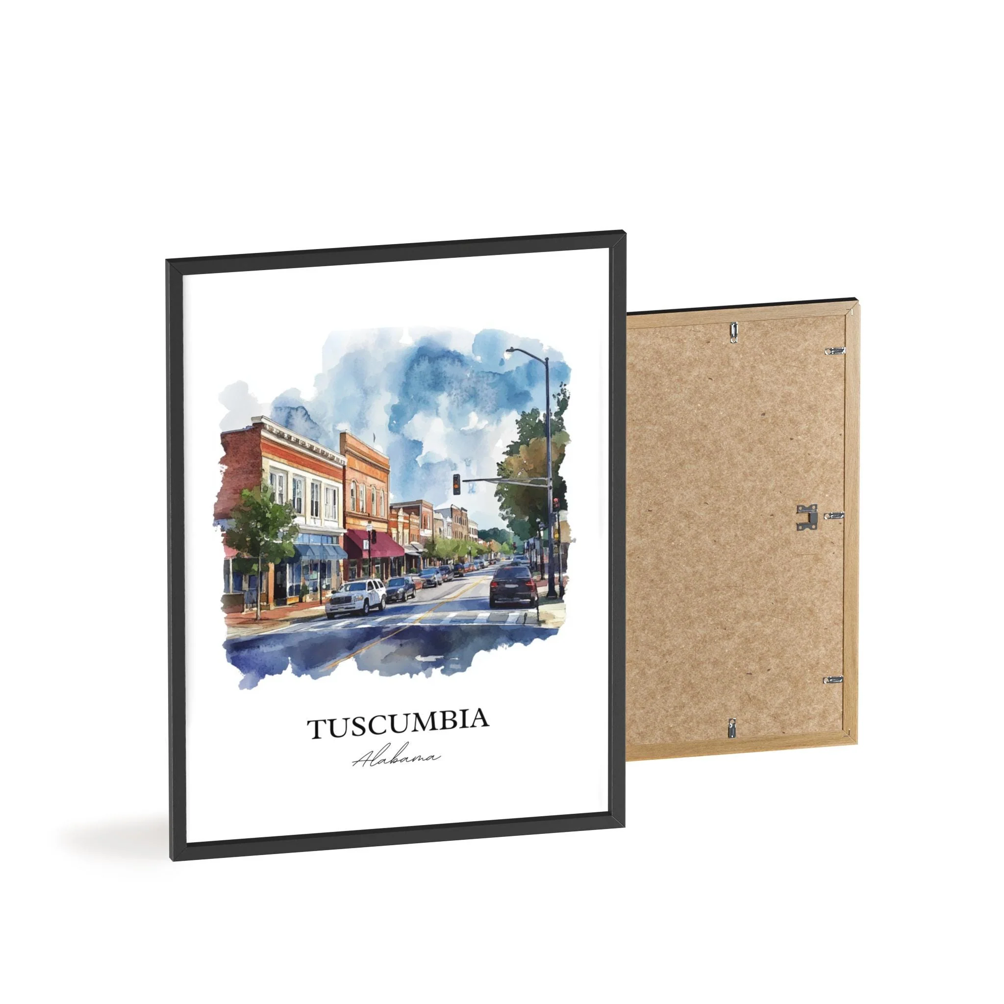 Tuscumbia, USA – Watercolor Art Print - Image 8
