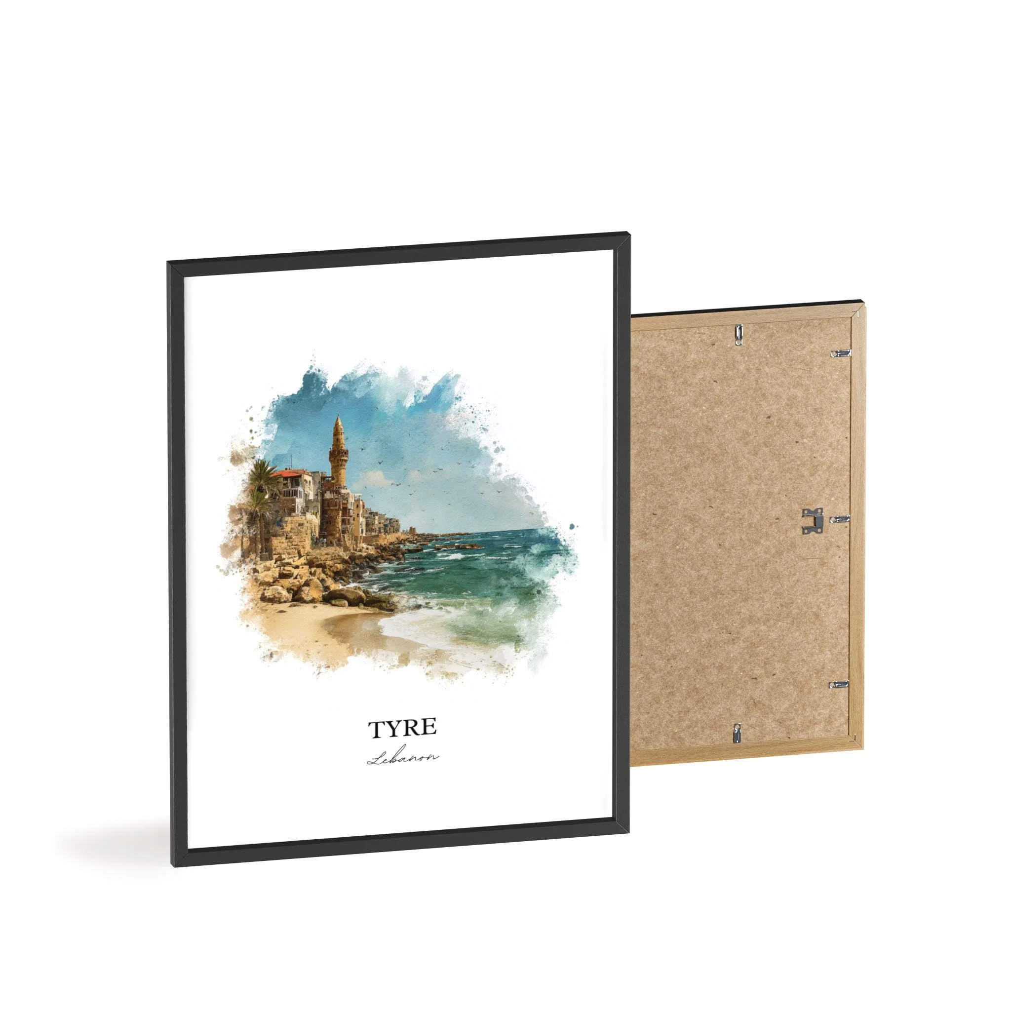 Tyre, Lebanon – Watercolor Art Print - Image 10