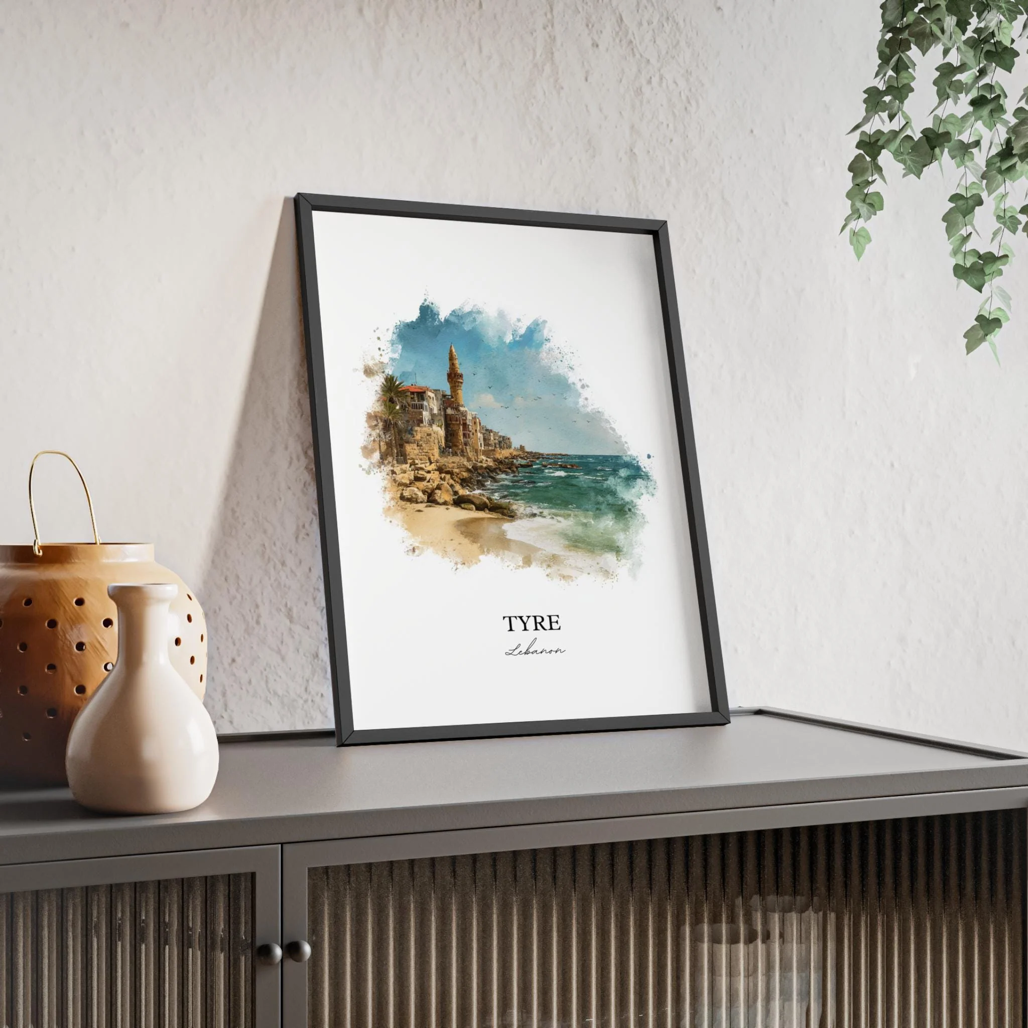 Tyre, Lebanon – Watercolor Art Print - Image 11