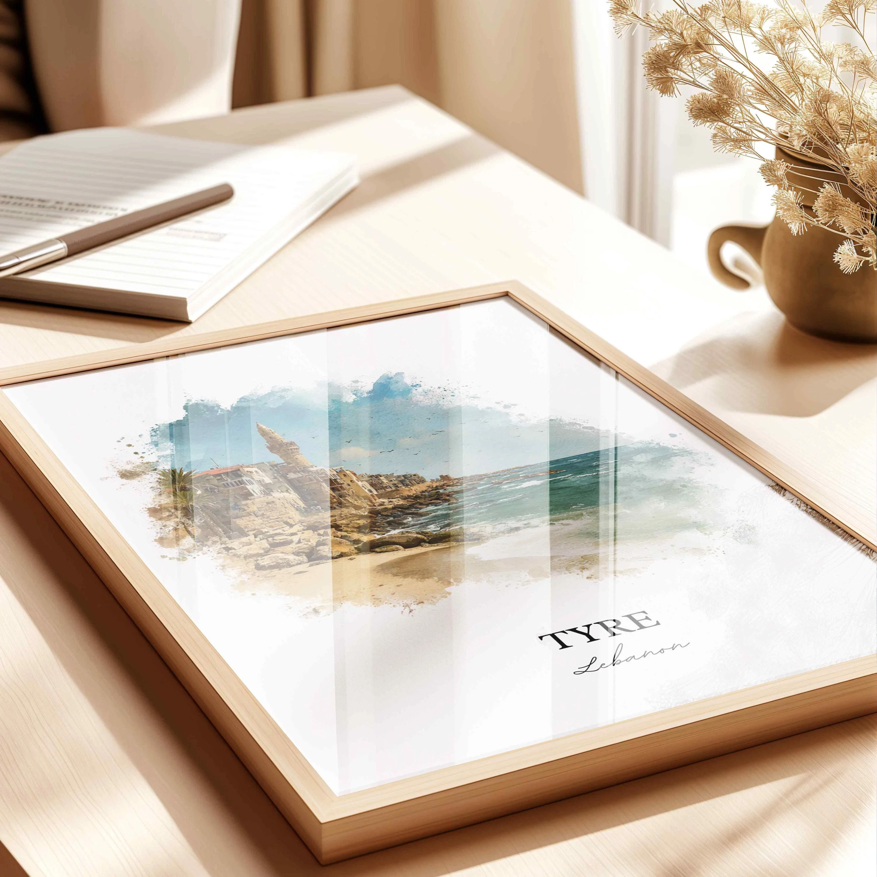 Tyre, Lebanon – Watercolor Art Print - Image 7