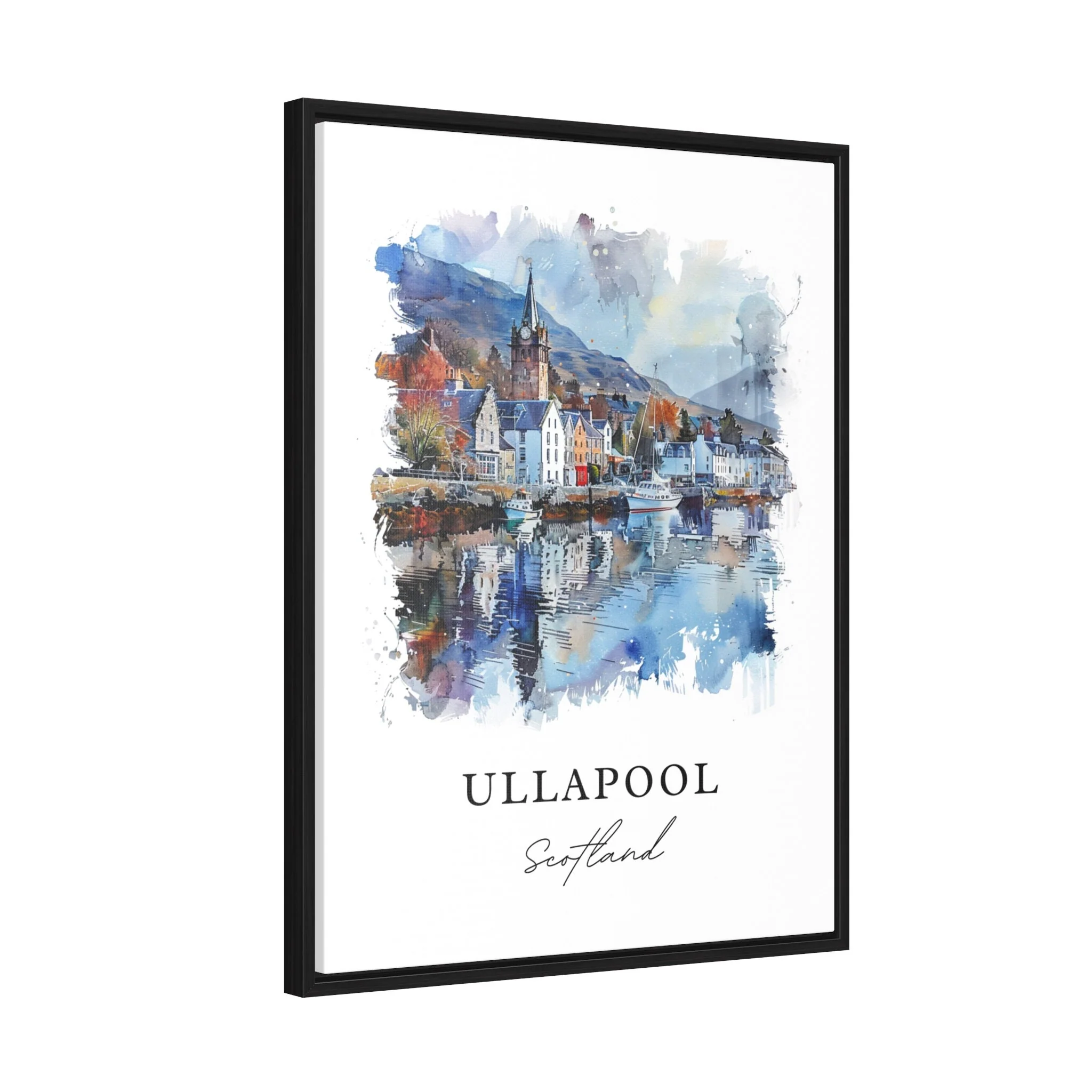 Ullapool, Scotland – Watercolor Art Print - Image 7