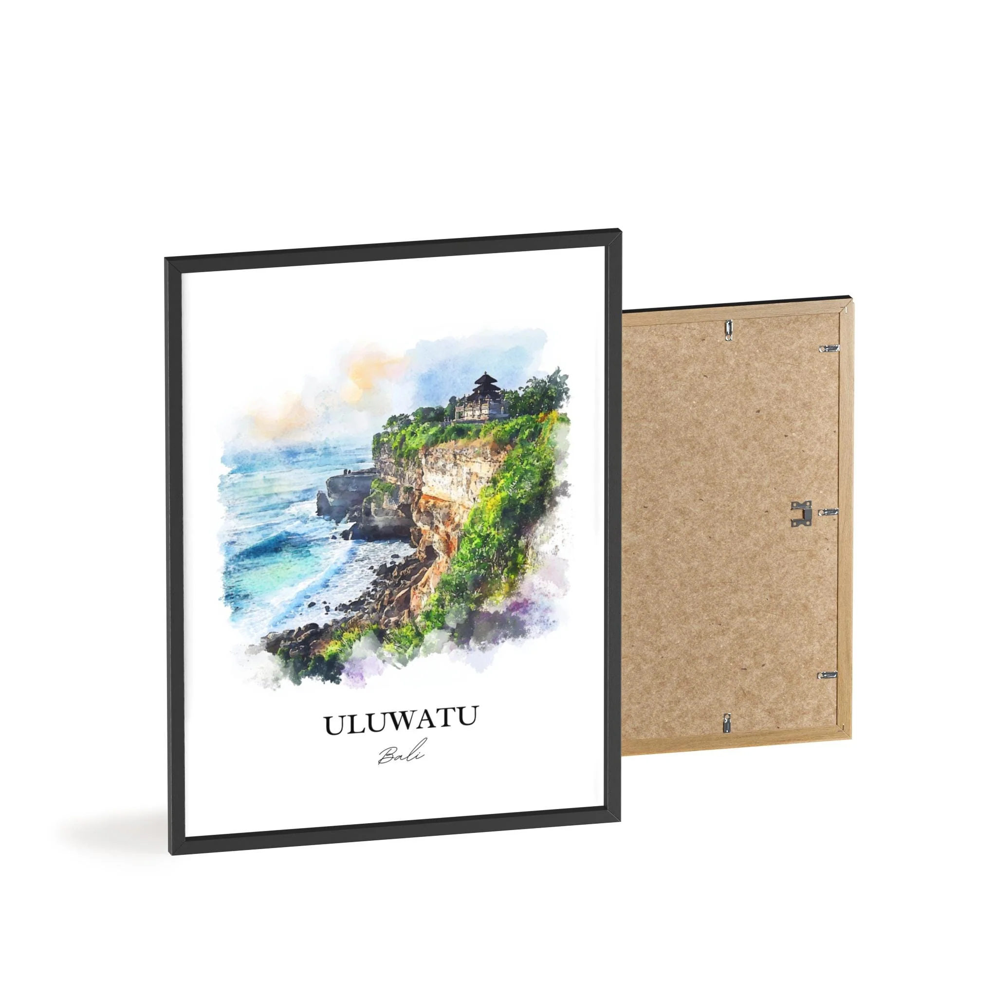 Uluwatu, Indonesia – Watercolor Art Print - Image 8