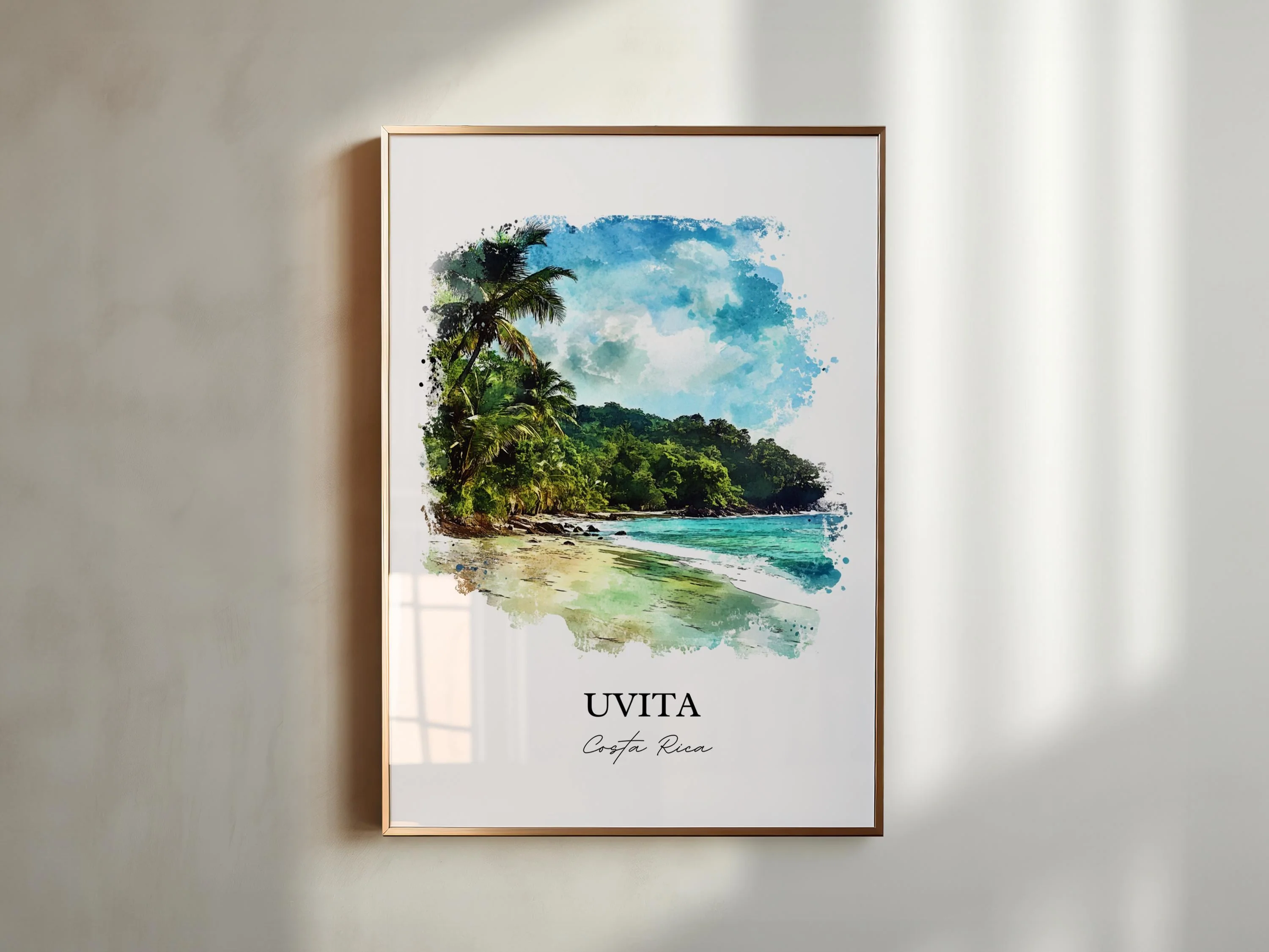 Uvita, Costa Rica – Watercolor Art Print - Image 5