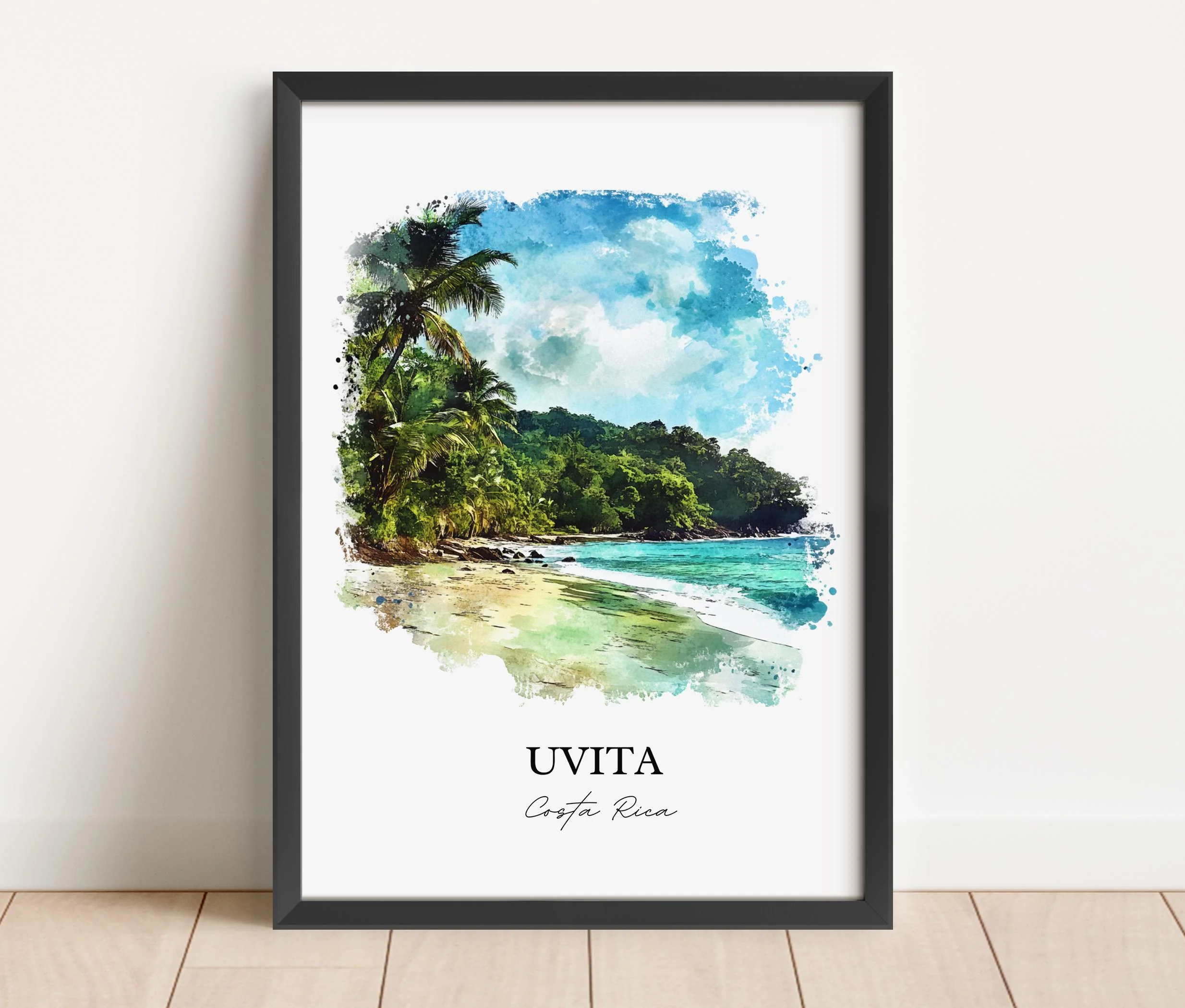 Uvita, Costa Rica – Watercolor Art Print - Image 6