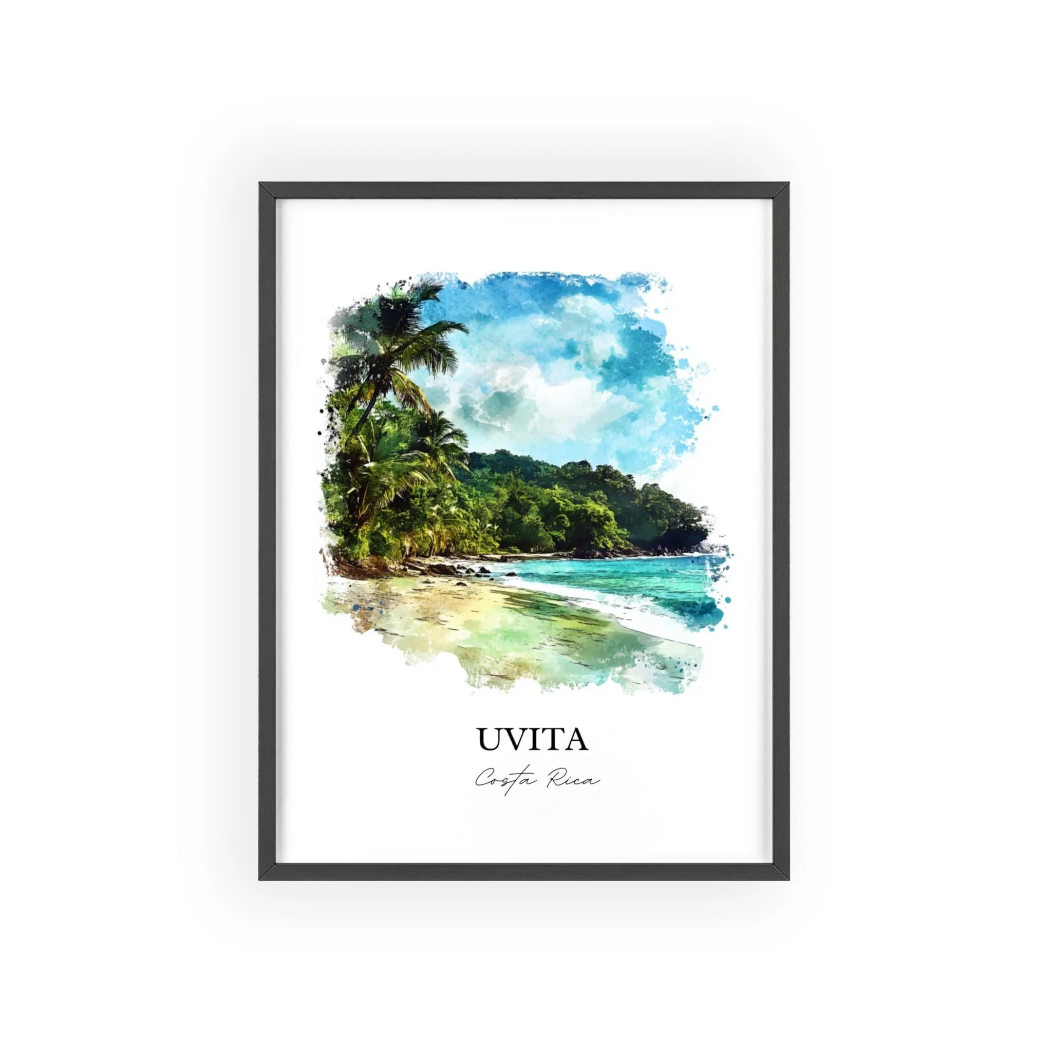 Uvita, Costa Rica – Watercolor Art Print - Image 7