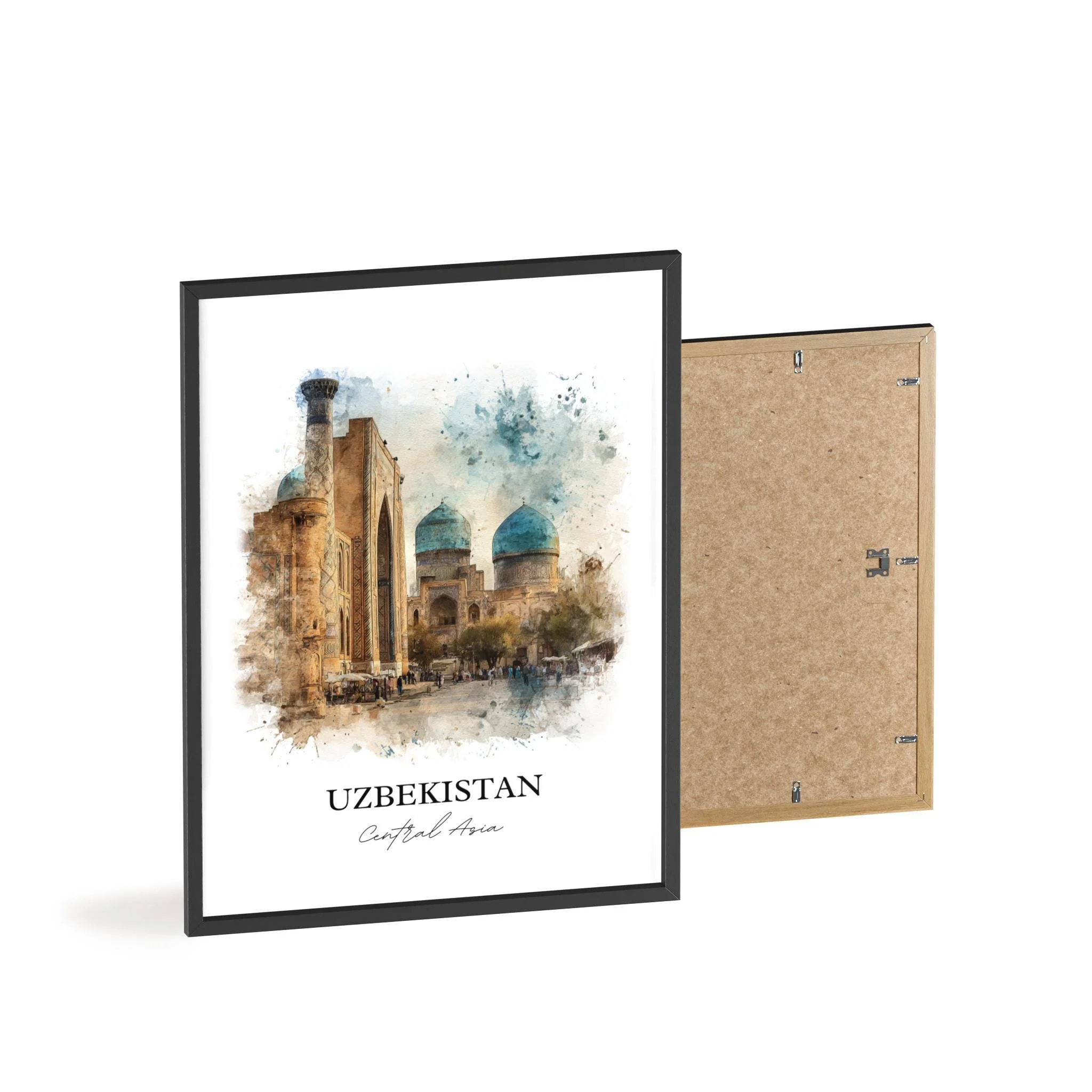 Uzbekistan, Uzbekistan – Watercolor Art Print - Image 8