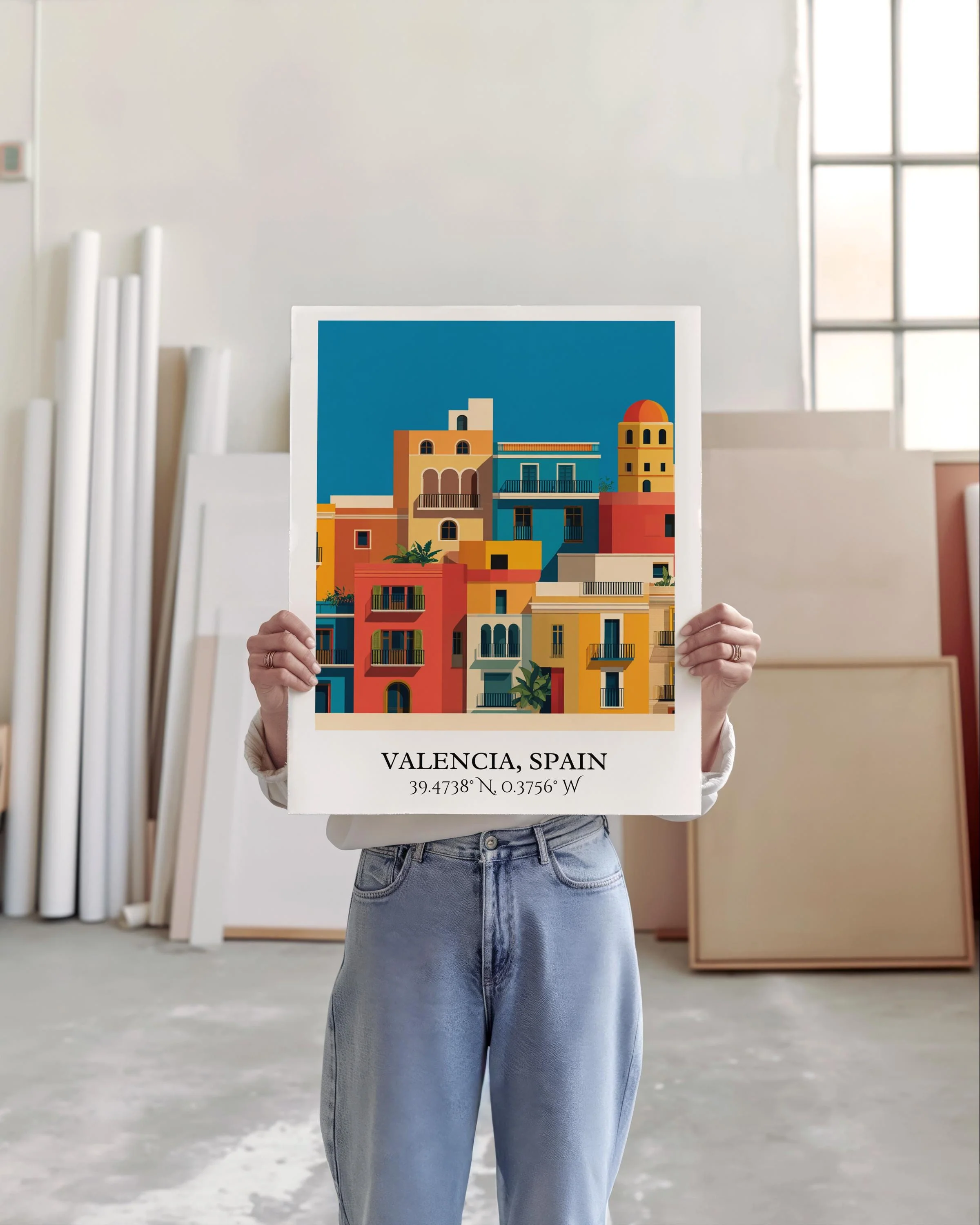 Valencia, Spain – Watercolor Art Print - Image 5
