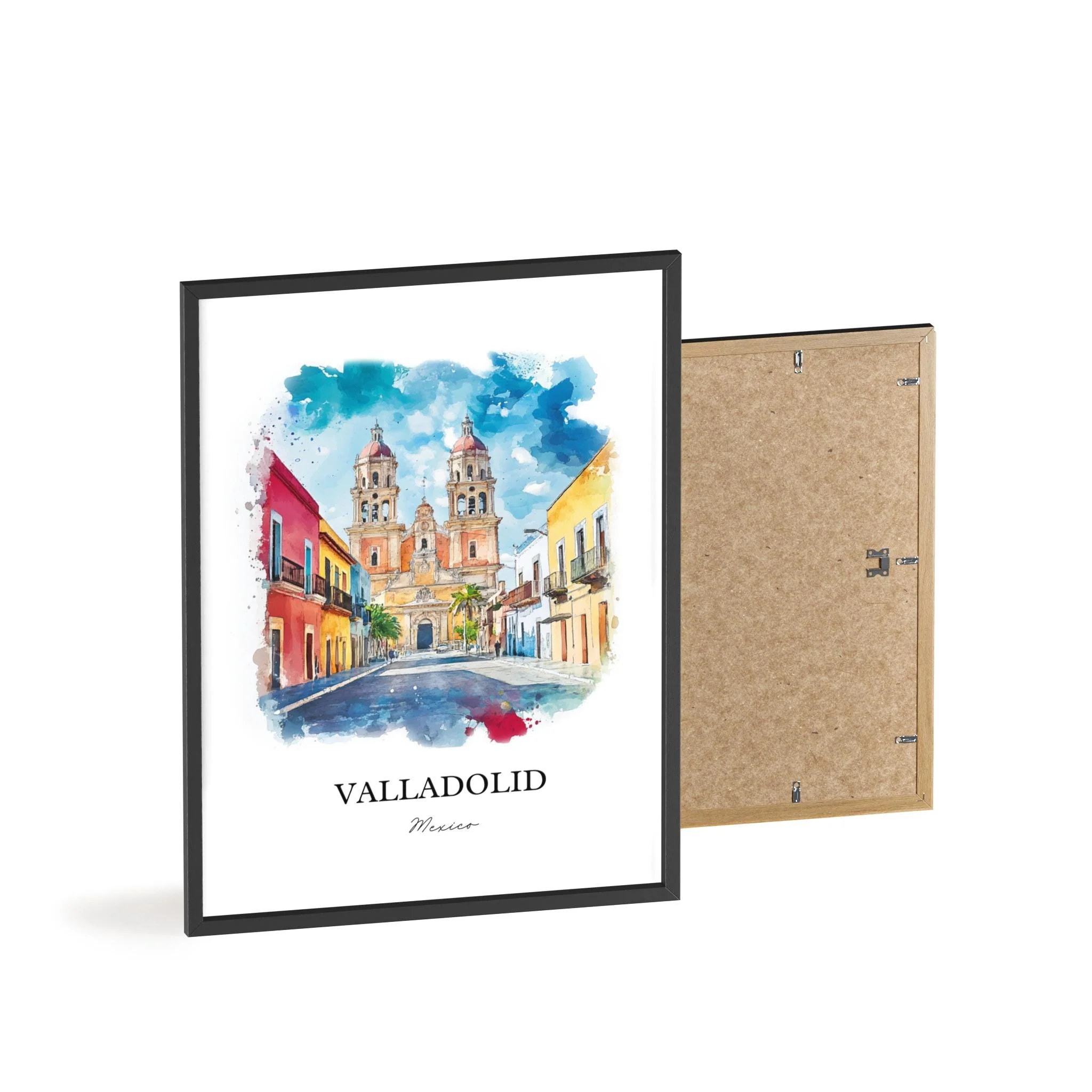 Valladolid, Mexico – Watercolor Art Print - Image 8