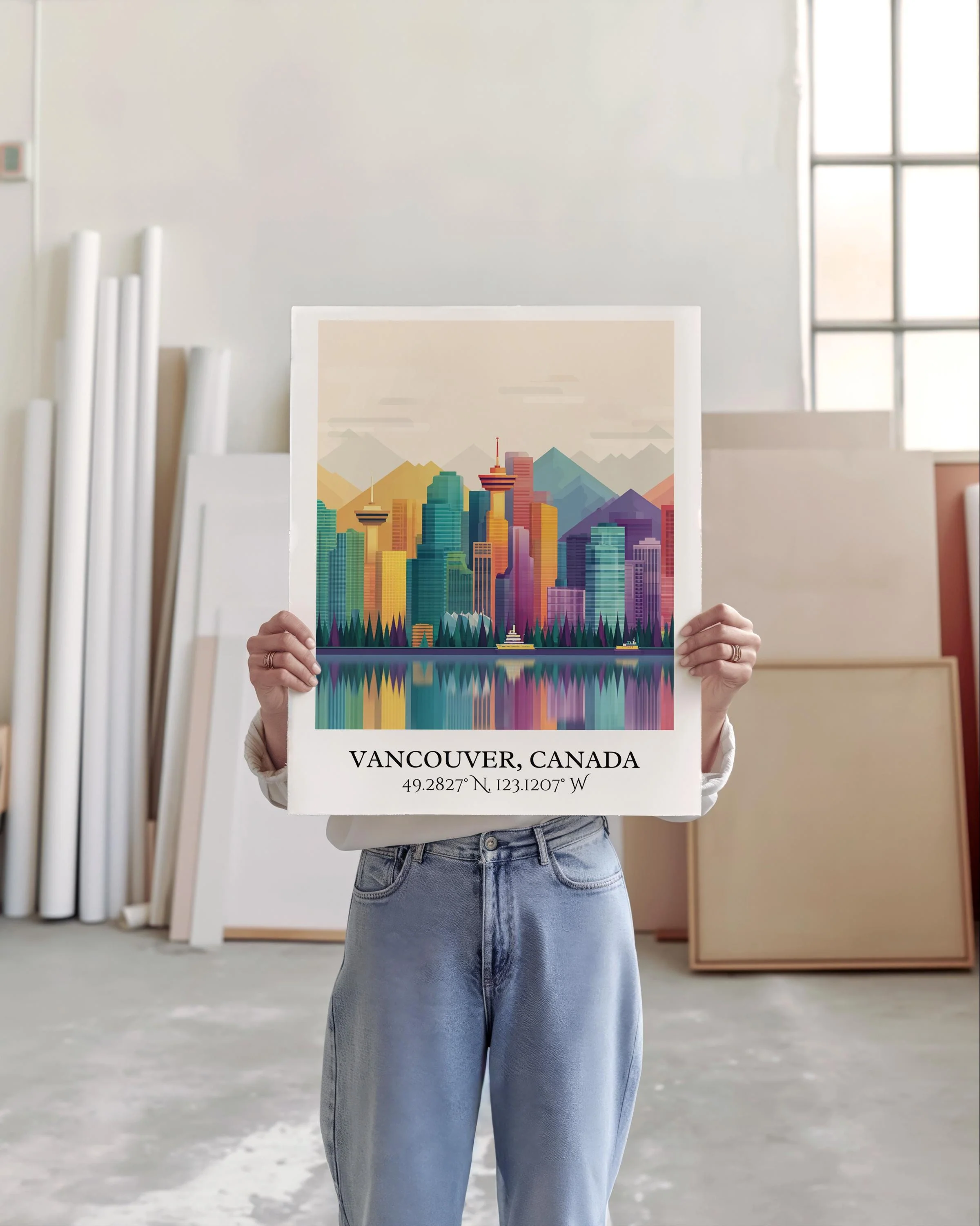 Vancouver, Canada – Watercolor Art Print - Image 5