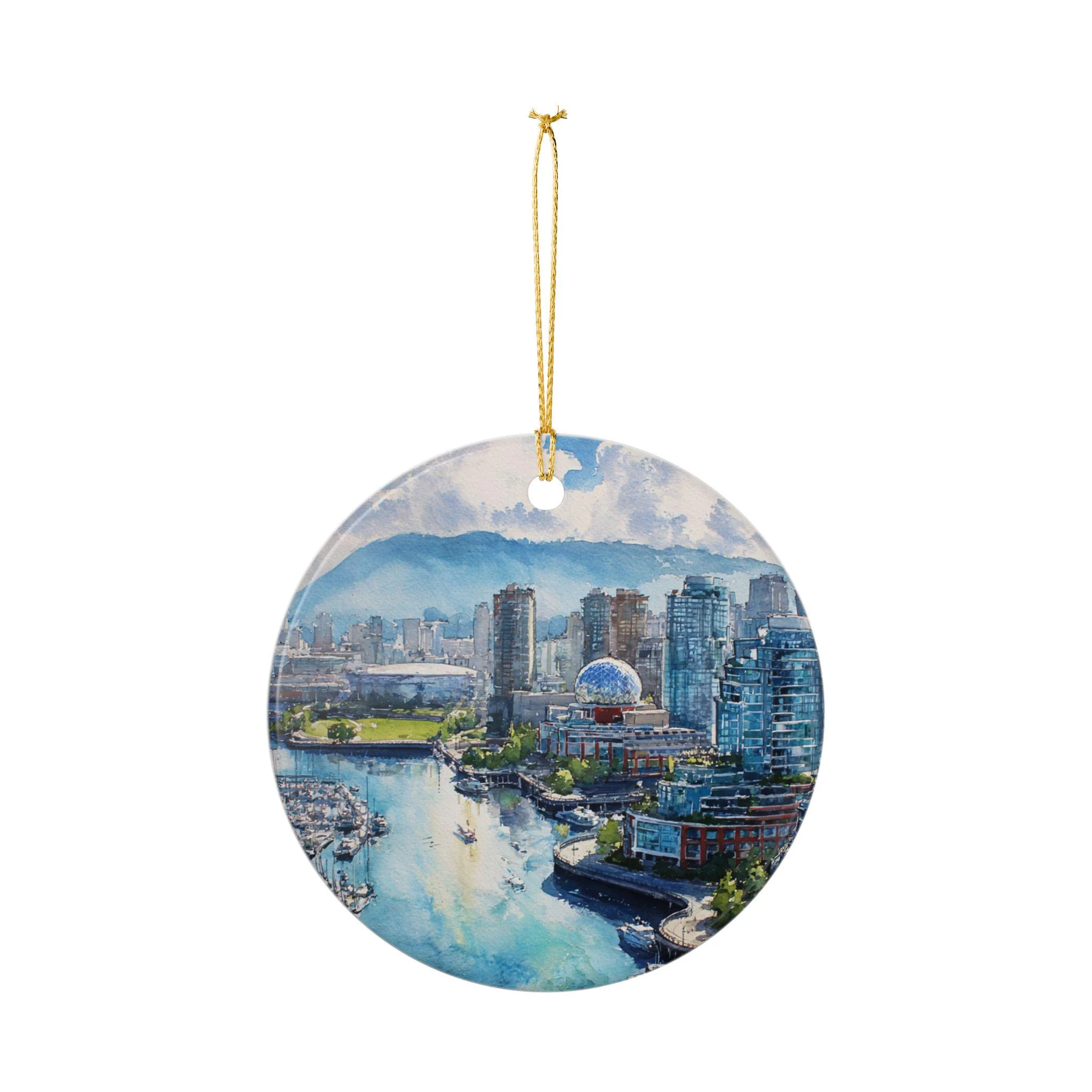 Vancouver Ornament: Unique Vancouver Souvenir, Vancouver Xmas Decor, and Authentic Vancouver BC Gift - Image 2