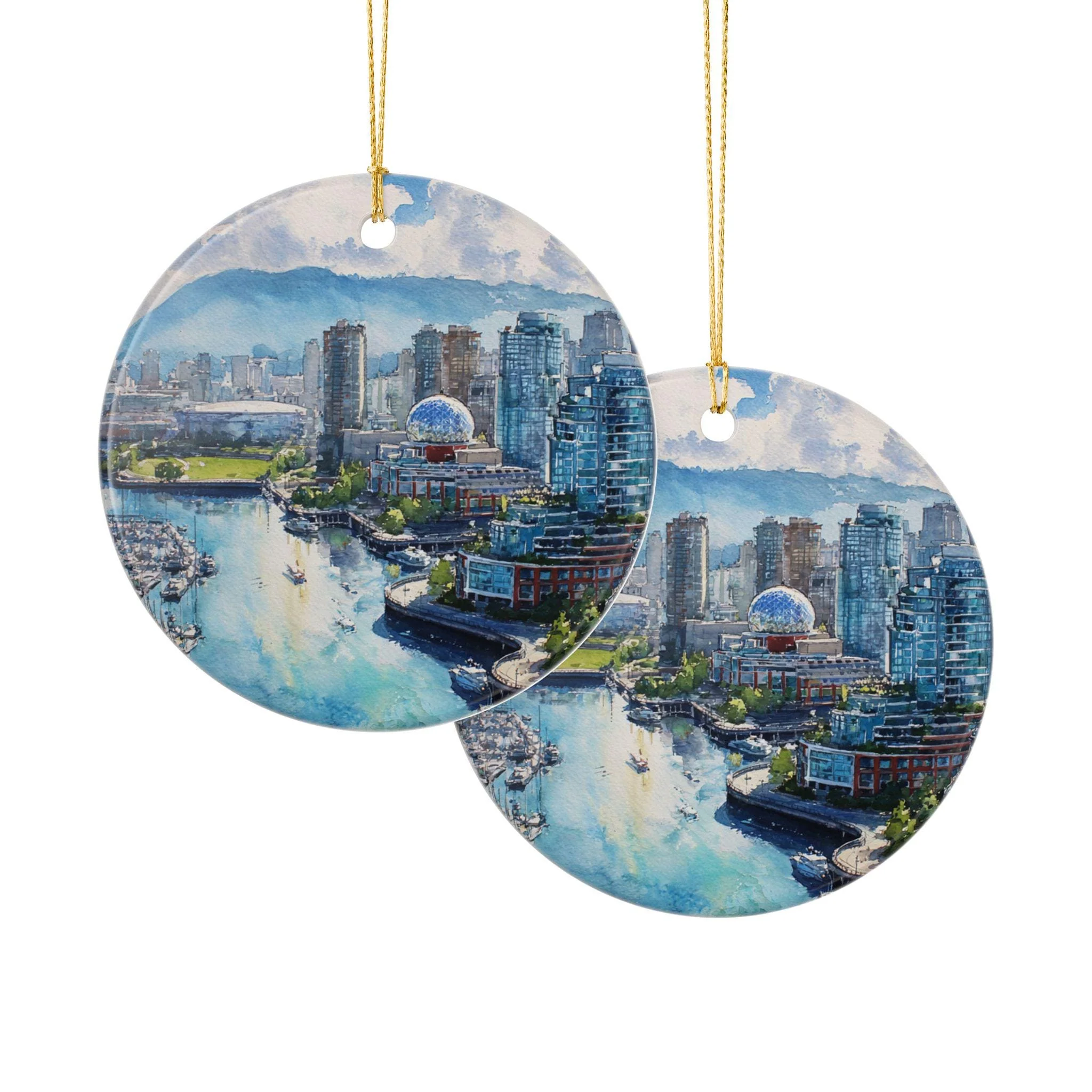 Vancouver Ornament: Unique Vancouver Souvenir, Vancouver Xmas Decor, and Authentic Vancouver BC Gift - Image 3