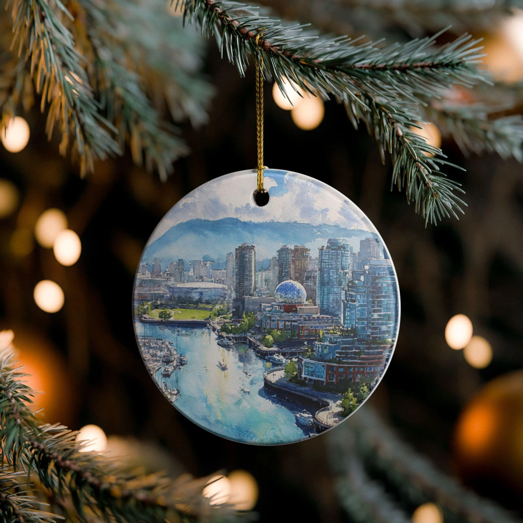 Vancouver Ornament: Unique Vancouver Souvenir, Vancouver Xmas Decor, and Authentic Vancouver BC Gift - Image 5