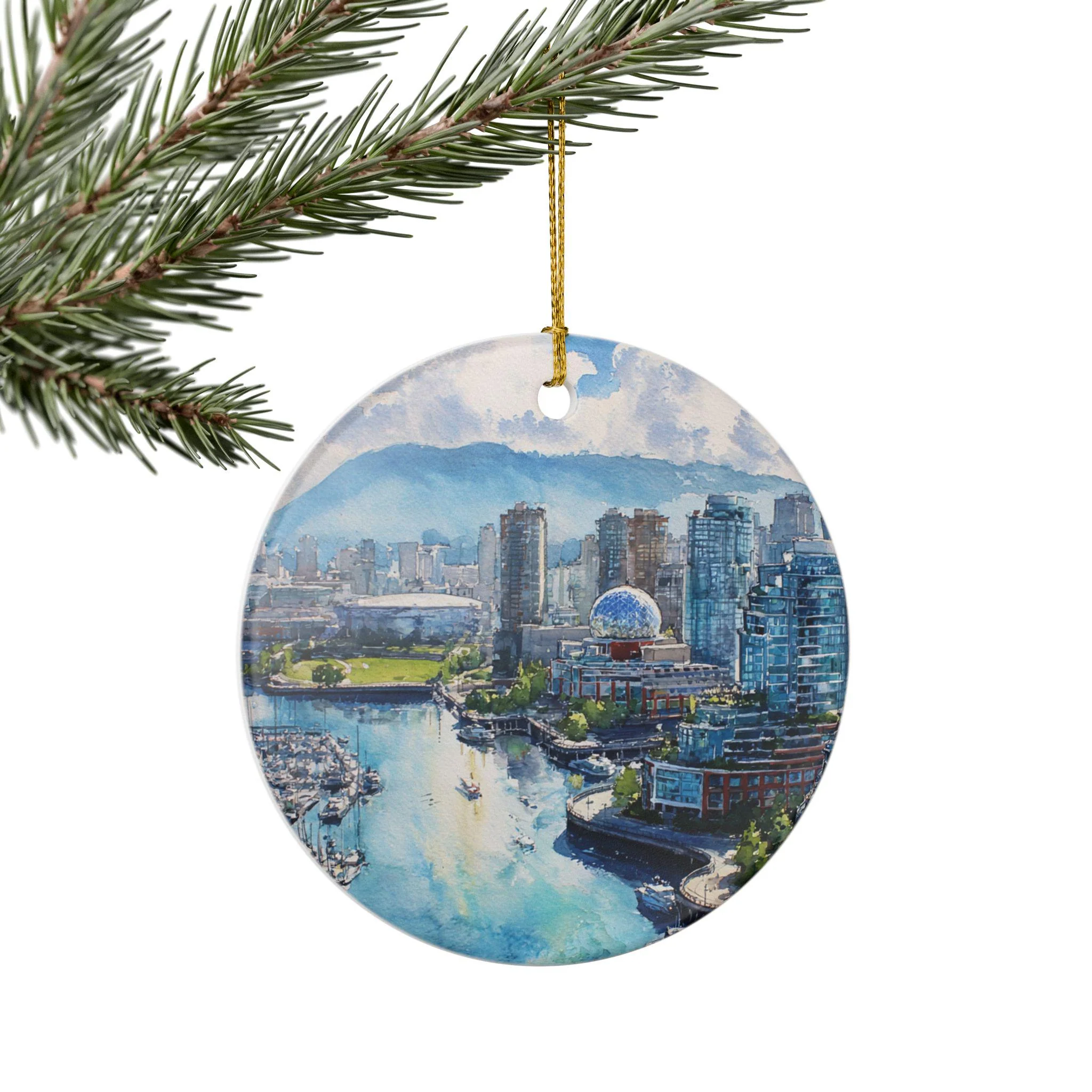 Vancouver Ornament: Unique Vancouver Souvenir, Vancouver Xmas Decor, and Authentic Vancouver BC Gift - Image 6