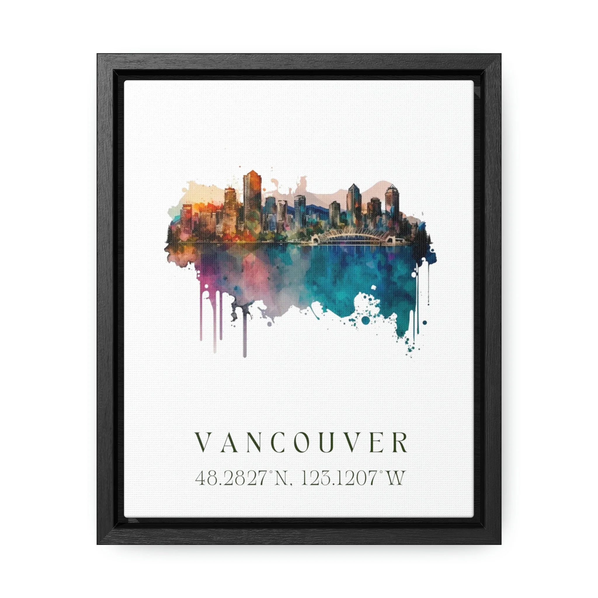 Vancouver, Canada – Watercolor Art Print - Image 2