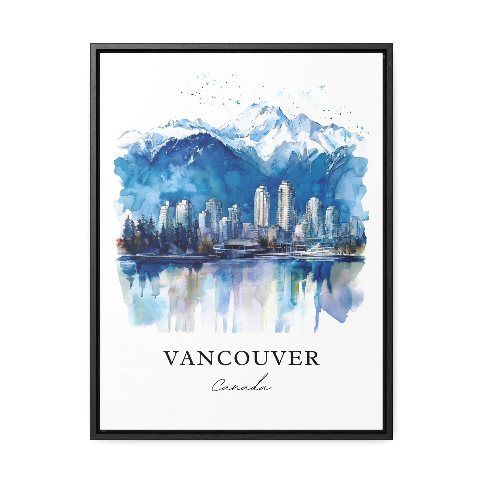 Vancouver, Canada – Watercolor Art Print - Image 7