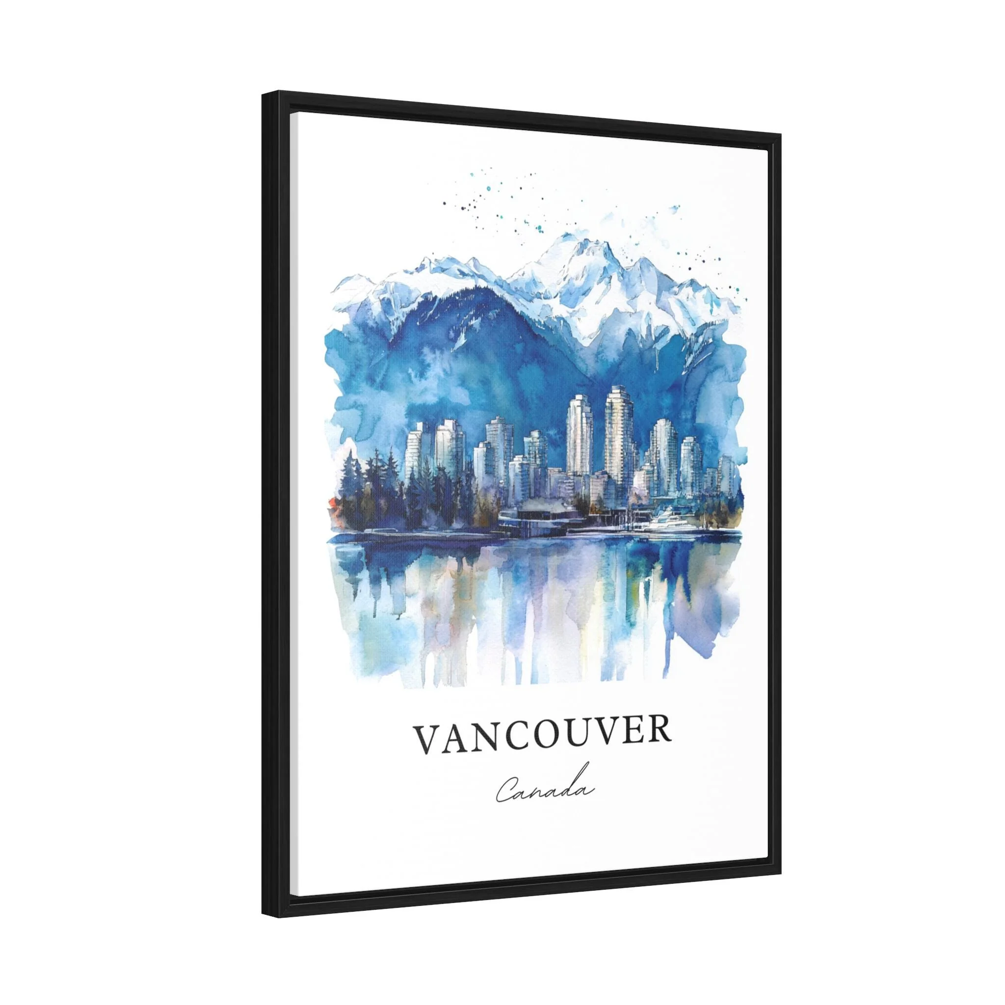 Vancouver, Canada – Watercolor Art Print - Image 8