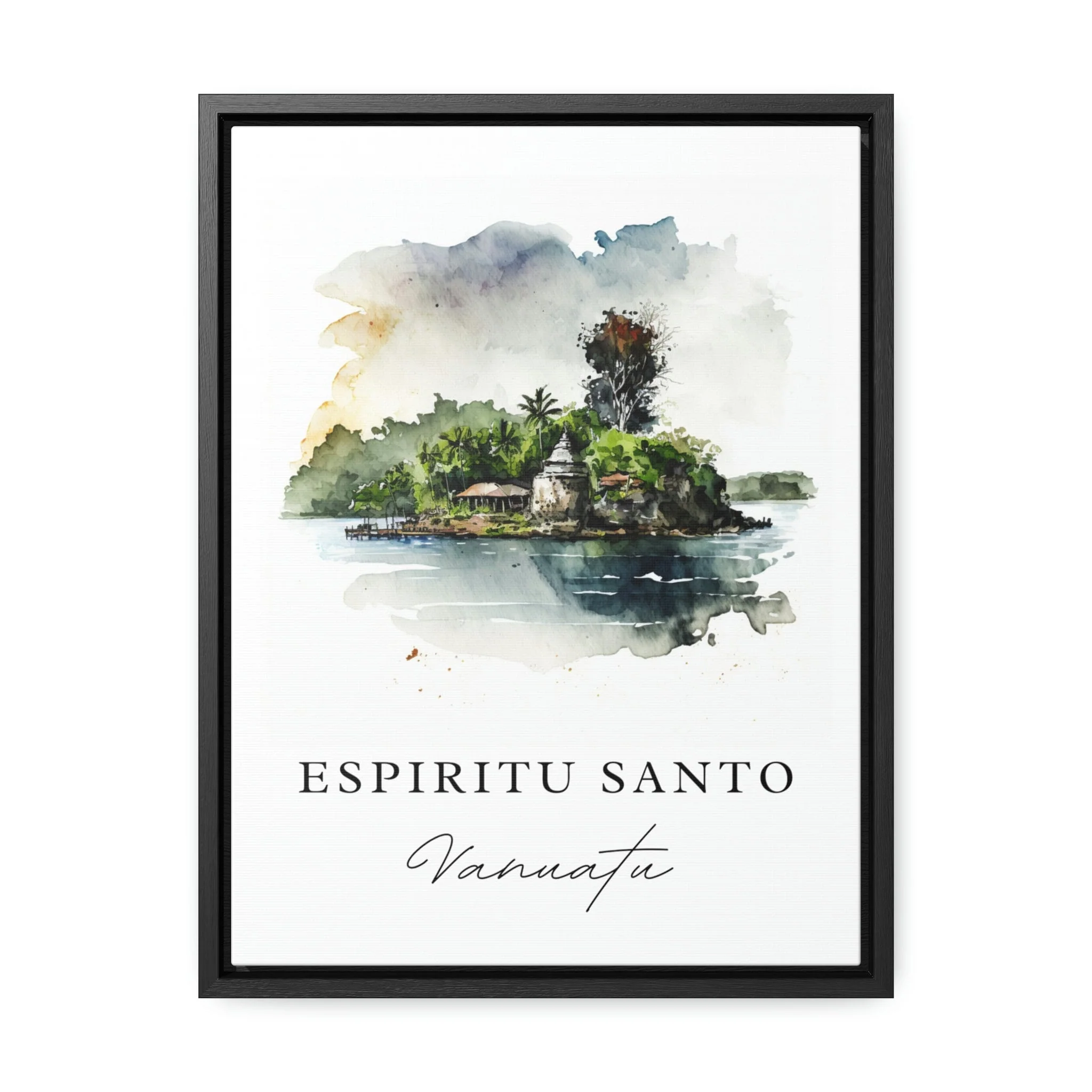 Espiritu Santo, Vanuatu – Watercolor Art Print - Image 2